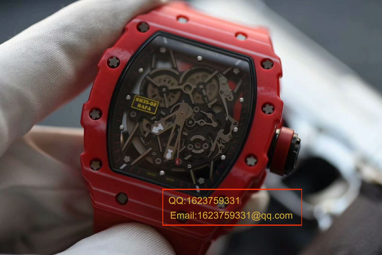【 Video analysis KV Perfect  High quality  Replica Watches 】RICHARD MILLERICHARD MILLE 男士系列红蜘蛛～RM035-02 / RMBF35-02