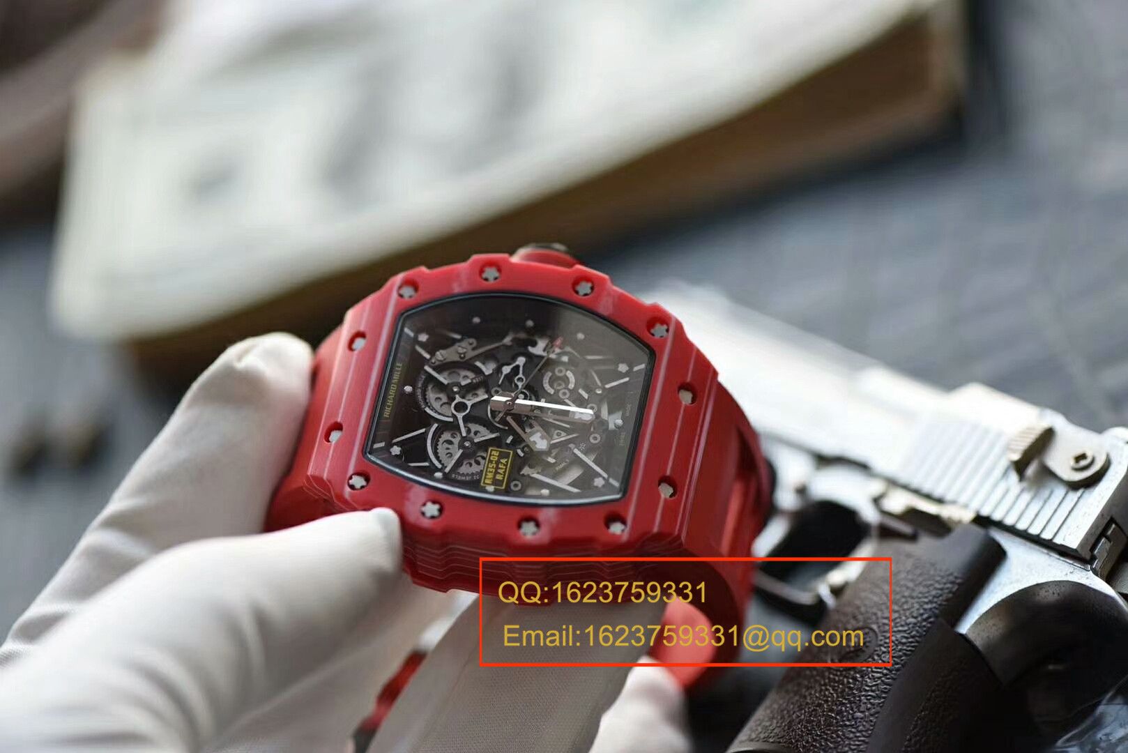 【 Video analysis KV Perfect  High quality  Replica Watches 】RICHARD MILLERICHARD MILLE 男士系列红蜘蛛～RM035-02 / RMBF35-02