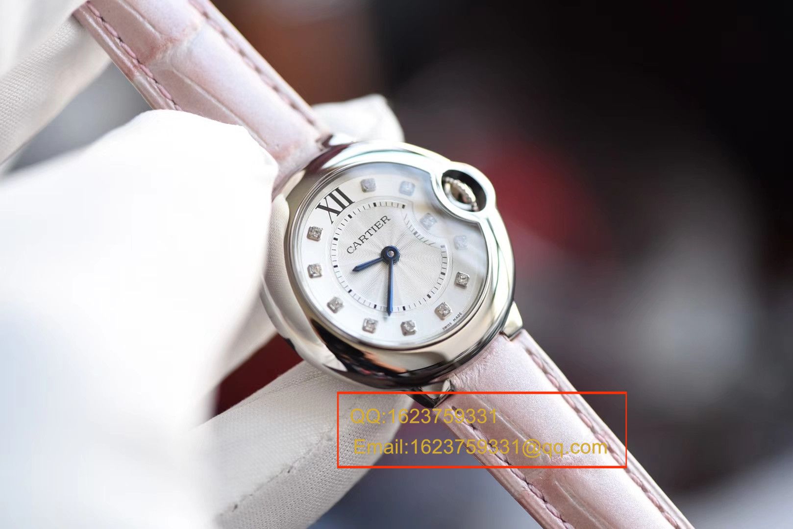 【V6 Perfect  High quality  Replica Watches 】 Cartier  蓝气球系列小号蓝气球28毫米石英女士 wrist watches W4BB0008 