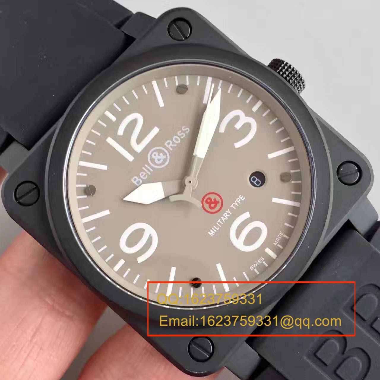 【BR Factory  Perfect  Replica 瑞士 Copy  Watches 】 Bell & Ross AVIATION系列BR 03-92 DESERT TYPE wrist watches  /  BLSAI008
