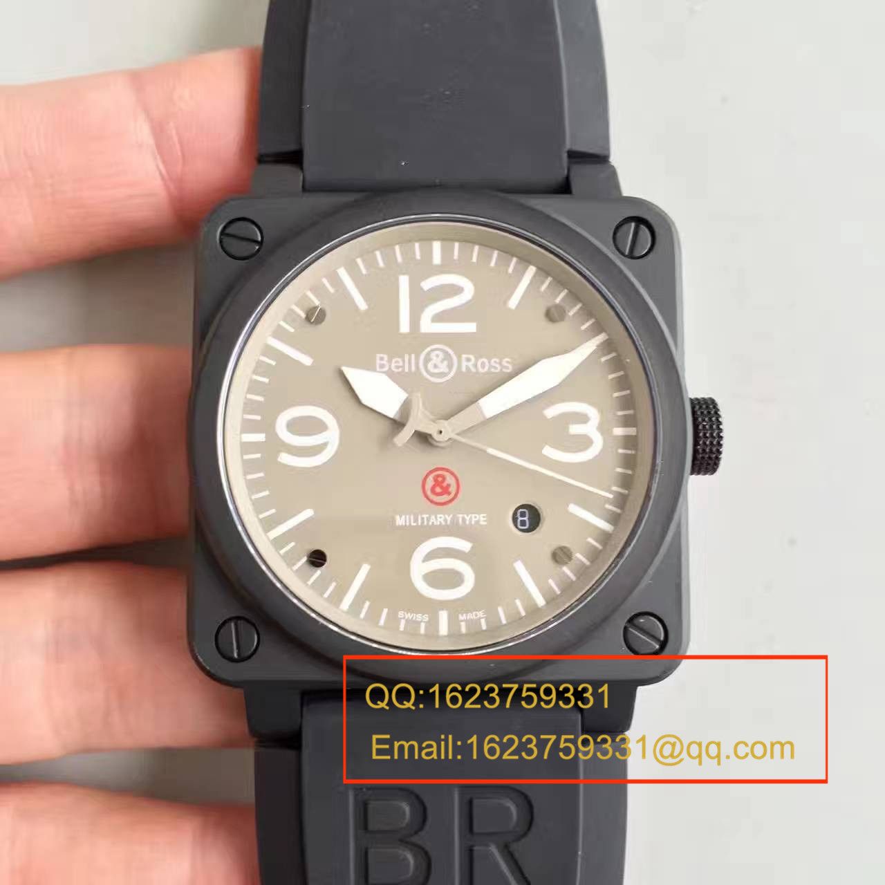 【BR Factory  Perfect  Replica 瑞士 Copy  Watches 】 Bell & Ross AVIATION系列BR 03-92 DESERT TYPE wrist watches  /  BLSAI008