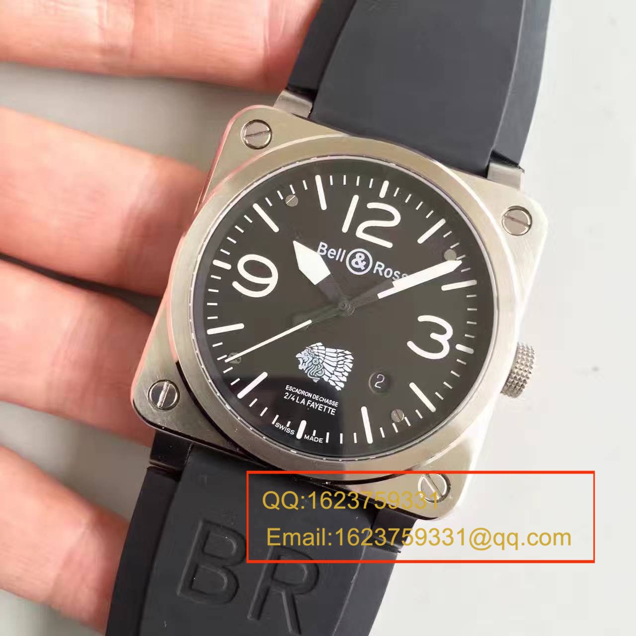 【BR Perfect 精 Replica Watches 】柏莱仕美军指定军表品牌印地安人头像 专属特别版 wrist watches  BR03-92 / BLS013