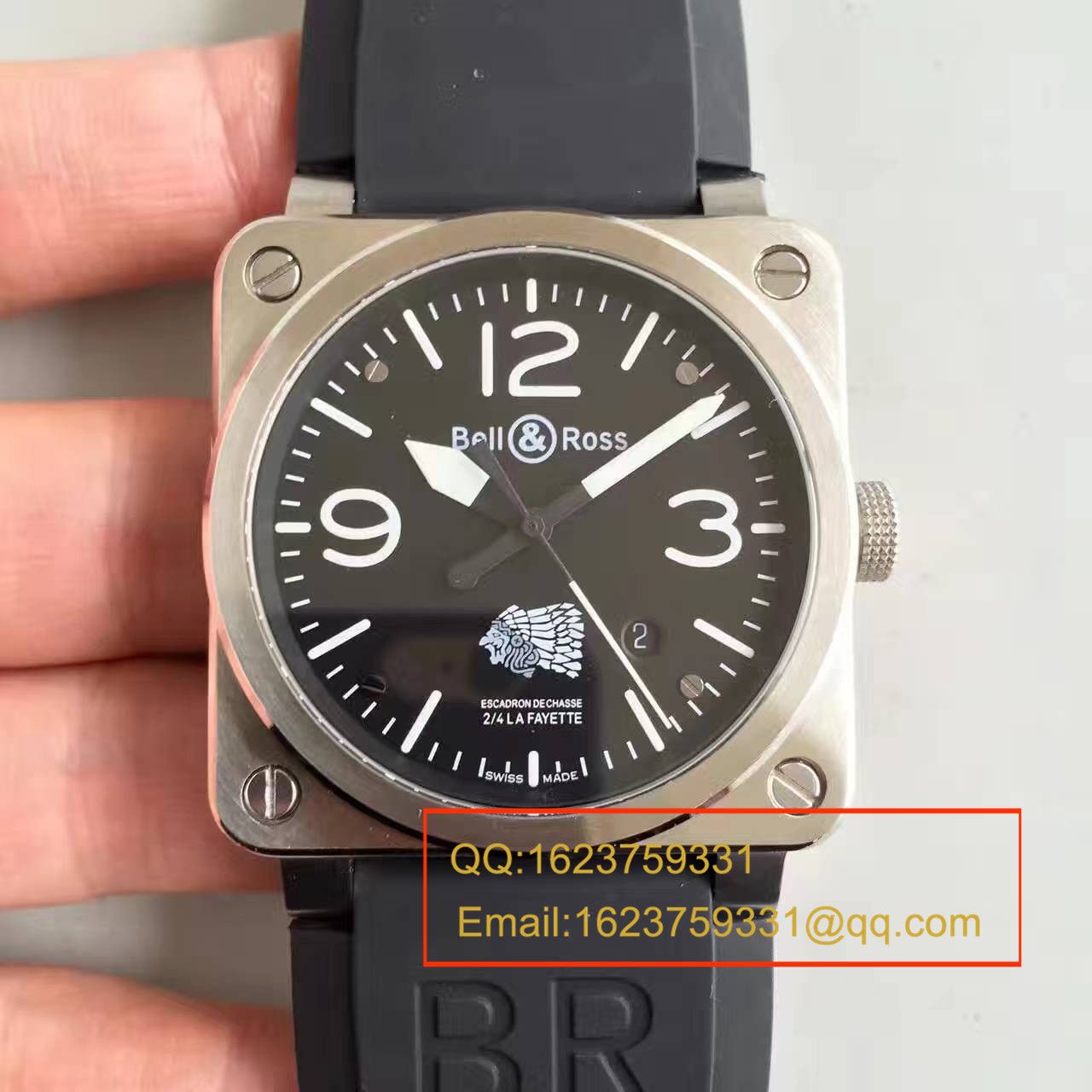 【BR Perfect 精 Replica Watches 】柏莱仕美军指定军表品牌印地安人头像 专属特别版 wrist watches  BR03-92 / BLS013