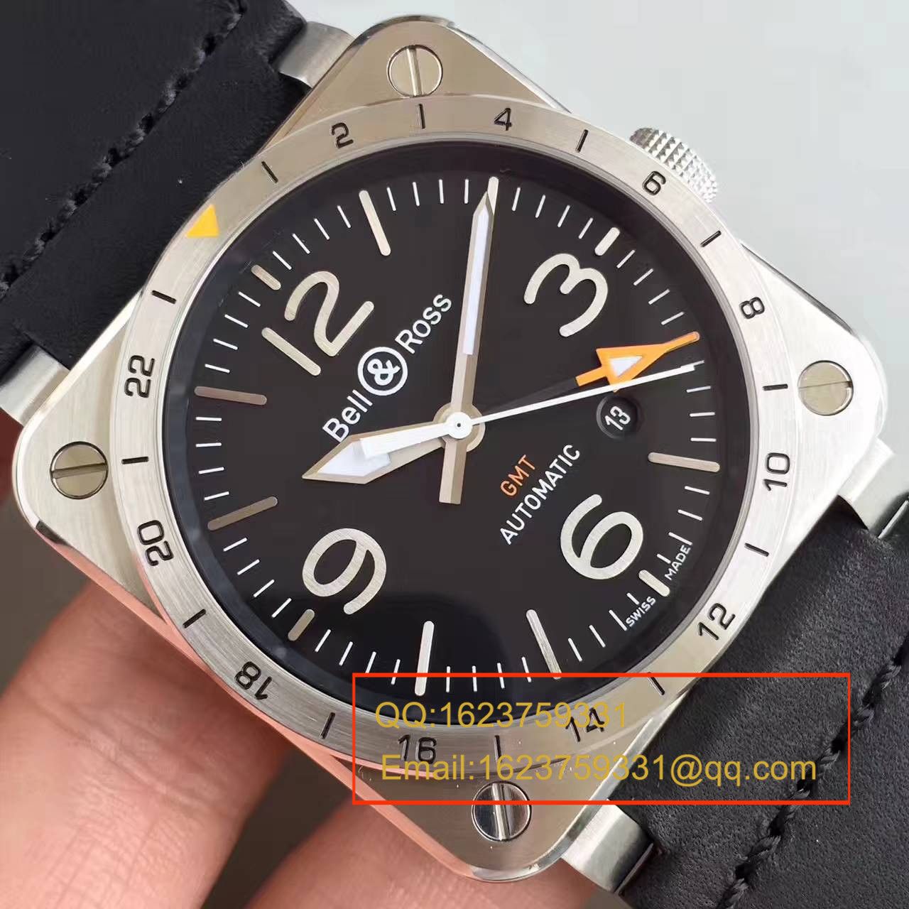 【BR Factory  Perfect  High quality  Replica Watches 】 Bell & Ross AVIATION系列BR 03-93 GMT wrist watches  / BLBA014