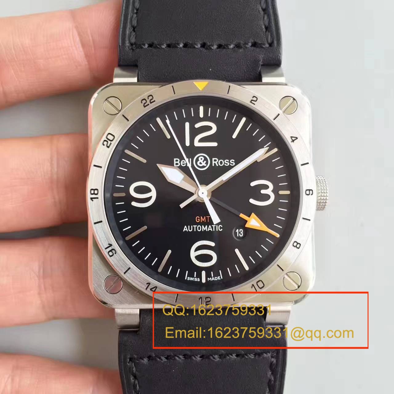 【BR Factory  Perfect  High quality  Replica Watches 】 Bell & Ross AVIATION系列BR 03-93 GMT wrist watches  / BLBA014