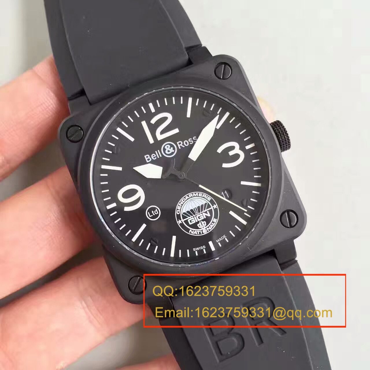 【BR Perfect  Replica Watches 】柏莱仕法国国家宪兵特勤队设计制造GIGN 专属特别版 wrist watches  BR03-92 / BL012