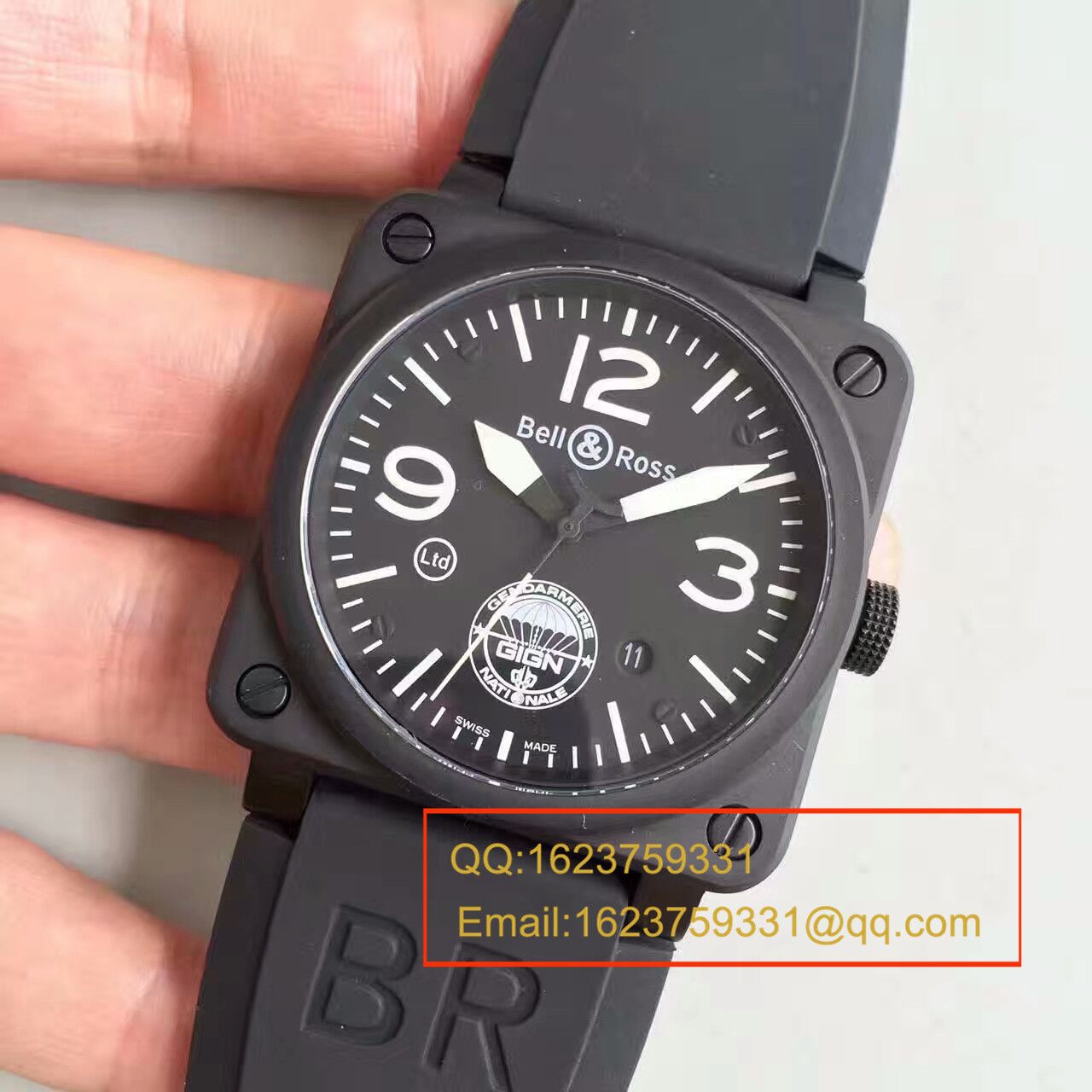 【BR Perfect  Replica Watches 】柏莱仕法国国家宪兵特勤队设计制造GIGN 专属特别版 wrist watches  BR03-92 / BL012