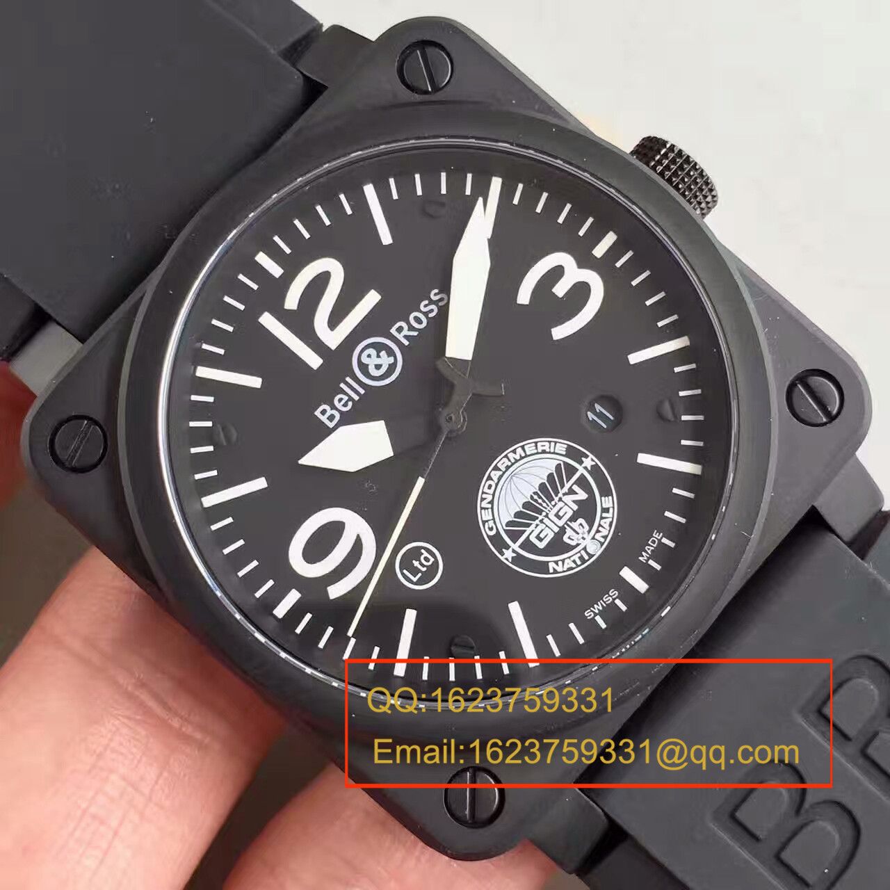 【BR Perfect  Replica Watches 】柏莱仕法国国家宪兵特勤队设计制造GIGN 专属特别版 wrist watches  BR03-92 / BL012