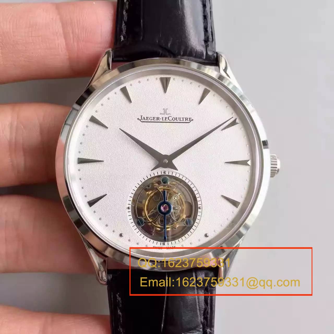 【LH Perfect  High quality  Replica Watches 】 Jaeger-LeCoultre Master超薄大师系列Q1322410自动 Tourbillon  wrist watches  / JJ077