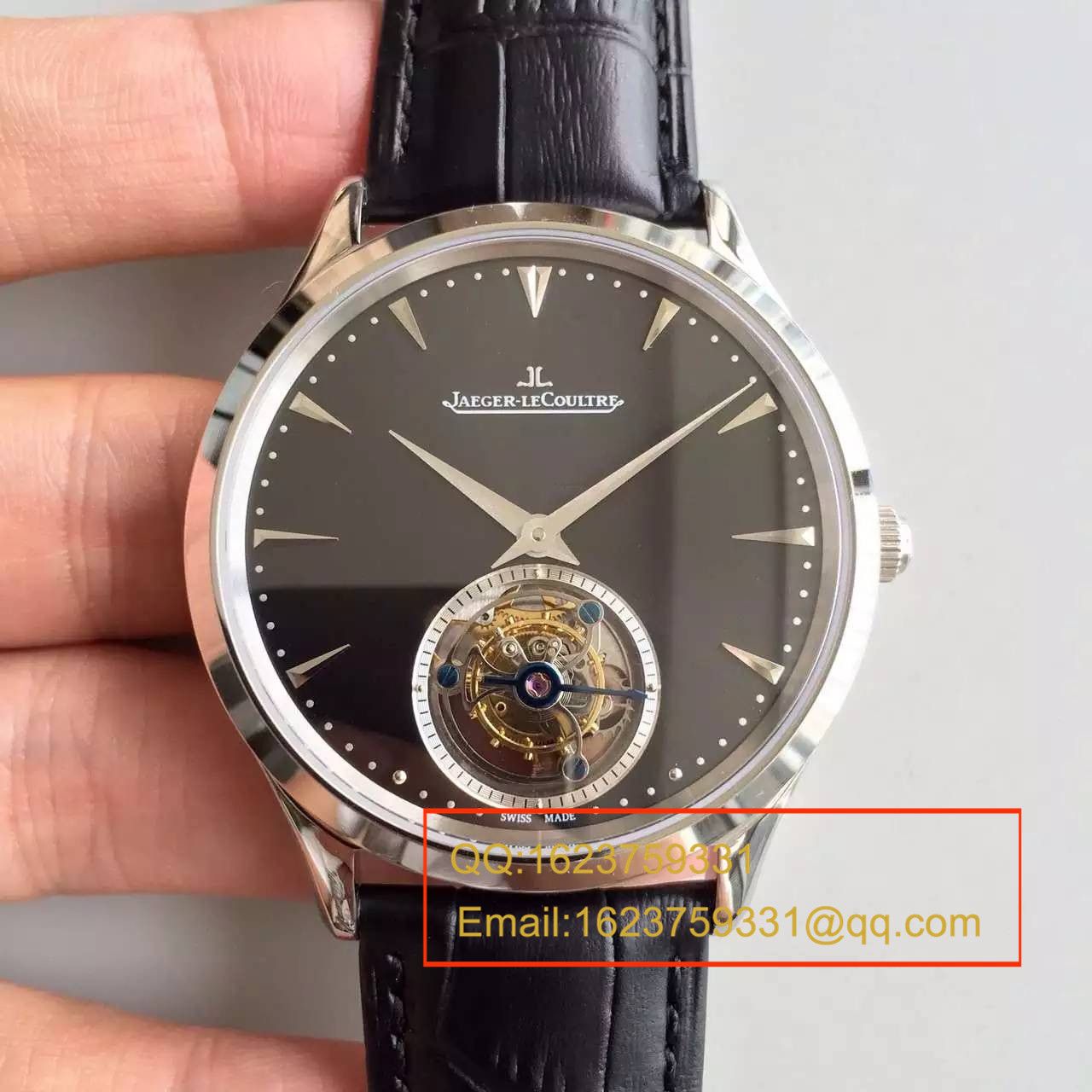 【LH Perfect  High quality  Knockoff  Watches 】 Jaeger-LeCoultre Master超薄大师系列Q1323420全自动 Tourbillon  wrist watches  / JJ076
