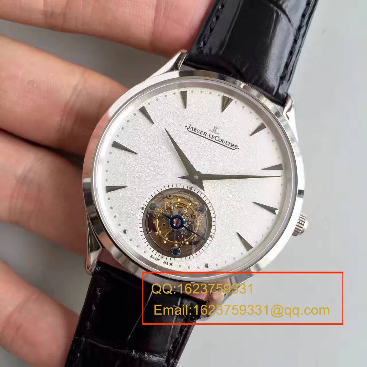 【LH Perfect  High quality  Knockoff  Watches 】 Jaeger-LeCoultre Master超薄大师系列Q1323420全自动 Tourbillon  wrist watches  / JJ076