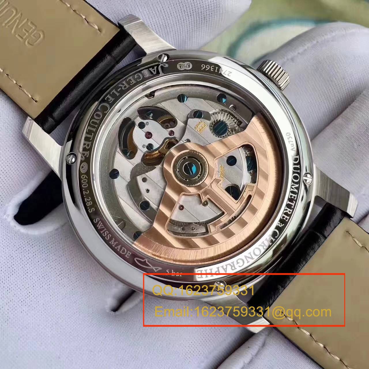 【TF Factory 1:1 High quality  Copy  Watches 】 Jaeger-LeCoultre 大师系列自动 Tourbillon Q1313520 wrist watches  / JJ075