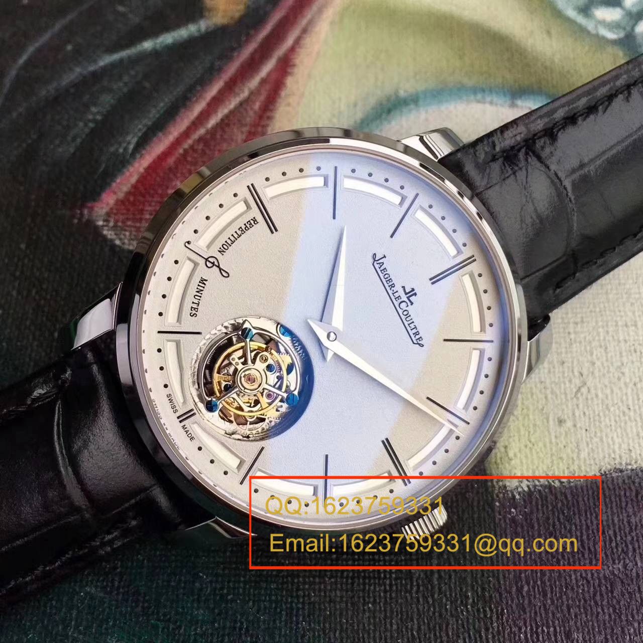 【TF Factory 1:1 High quality  Copy  Watches 】 Jaeger-LeCoultre 大师系列自动 Tourbillon Q1313520 wrist watches  / JJ075