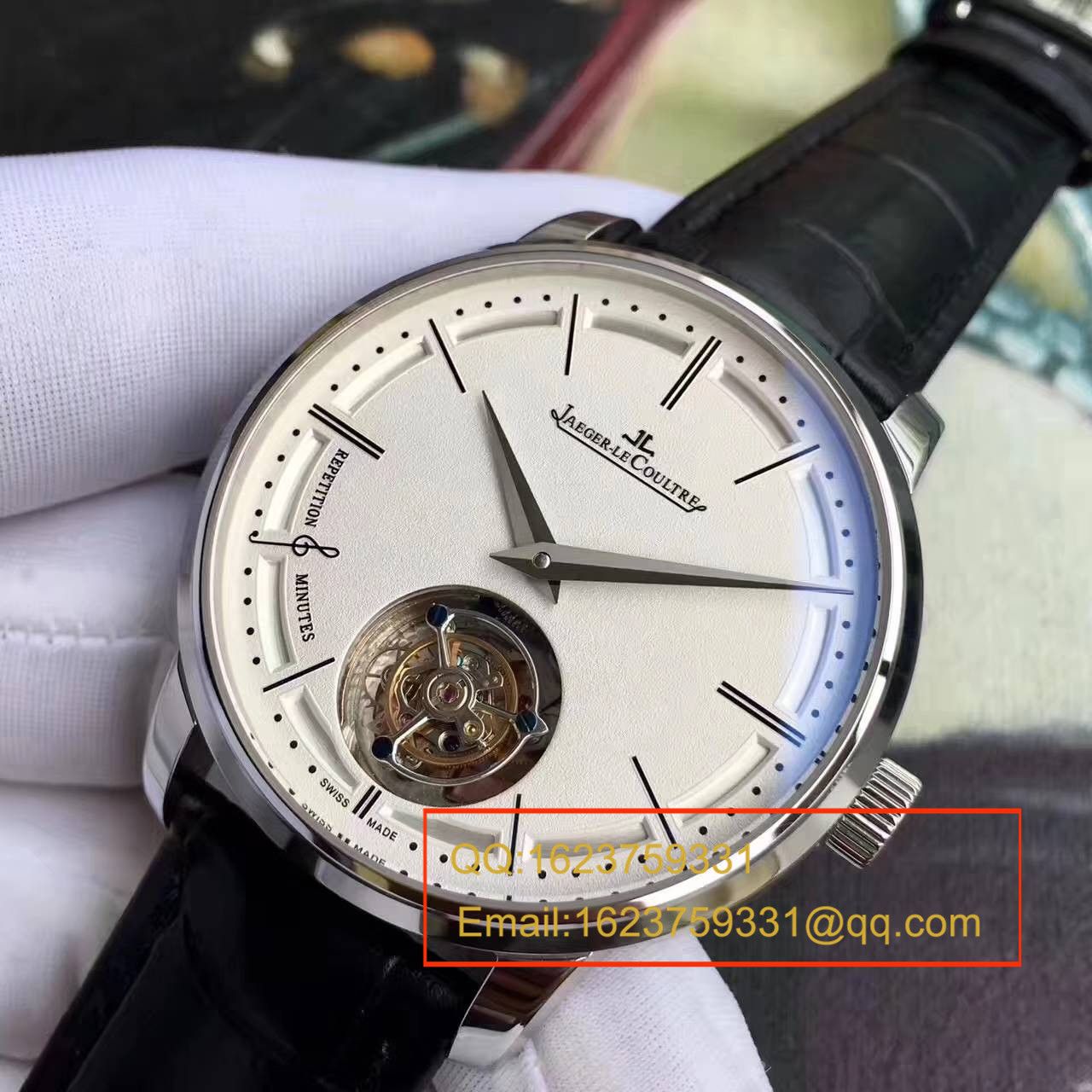 【TF Factory 1:1 High quality  Copy  Watches 】 Jaeger-LeCoultre 大师系列自动 Tourbillon Q1313520 wrist watches  / JJ075