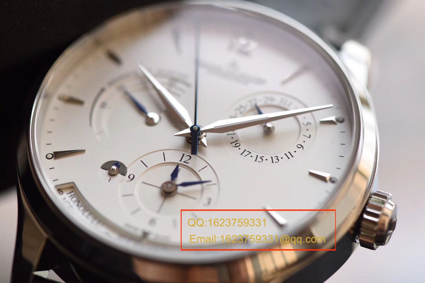 【TW Perfect  High quality  Replica Watches 】 Jaeger-LeCoultre 大师 MASTER CONTROL系列q1428420双时区 wrist watches  / JJBE029B