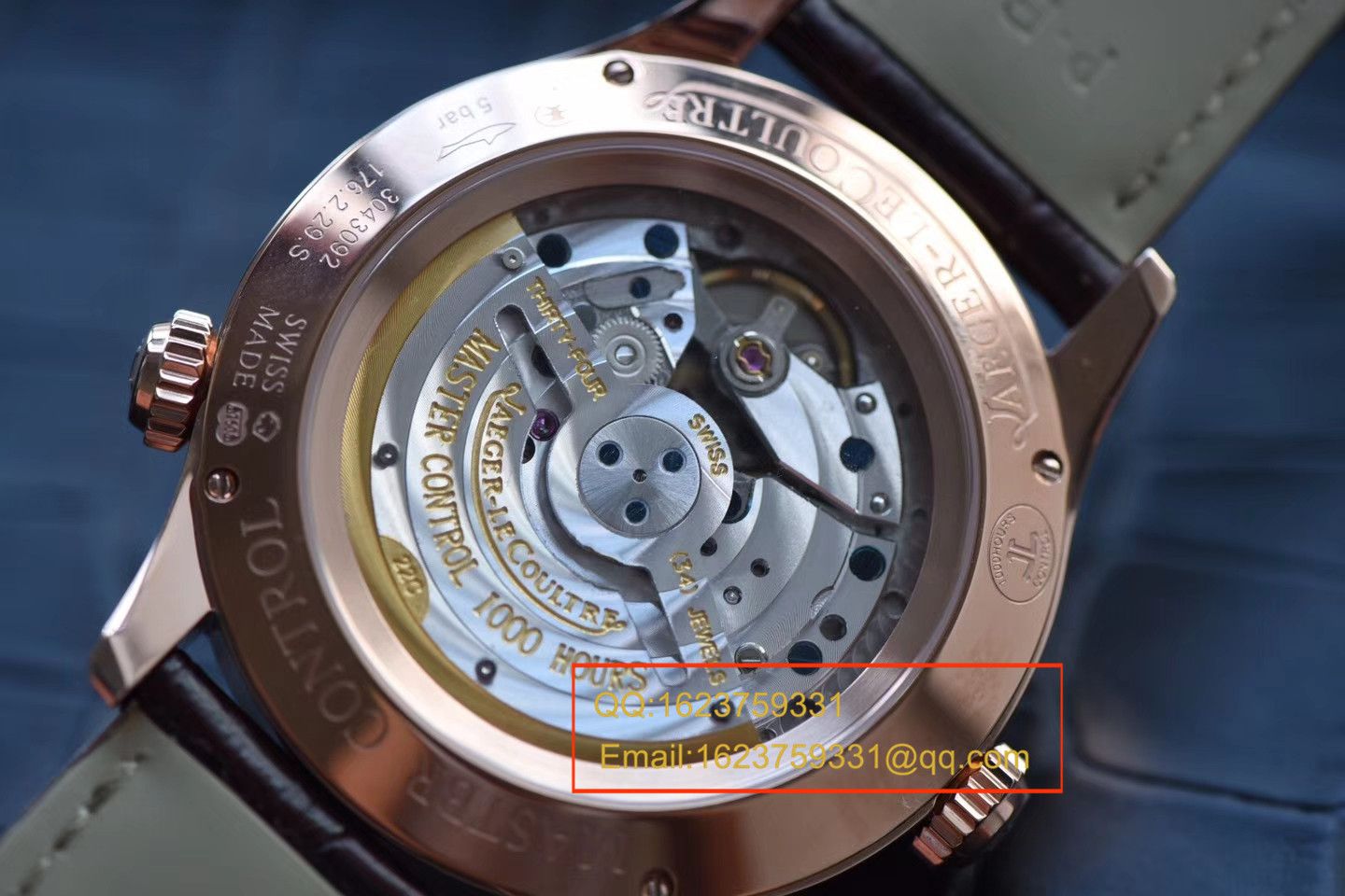 【TW Perfect  High quality  Replica Watches 】 Jaeger-LeCoultre 大师 MASTER CONTROL系列Q1422521双时区 wrist watches  / JJBF029