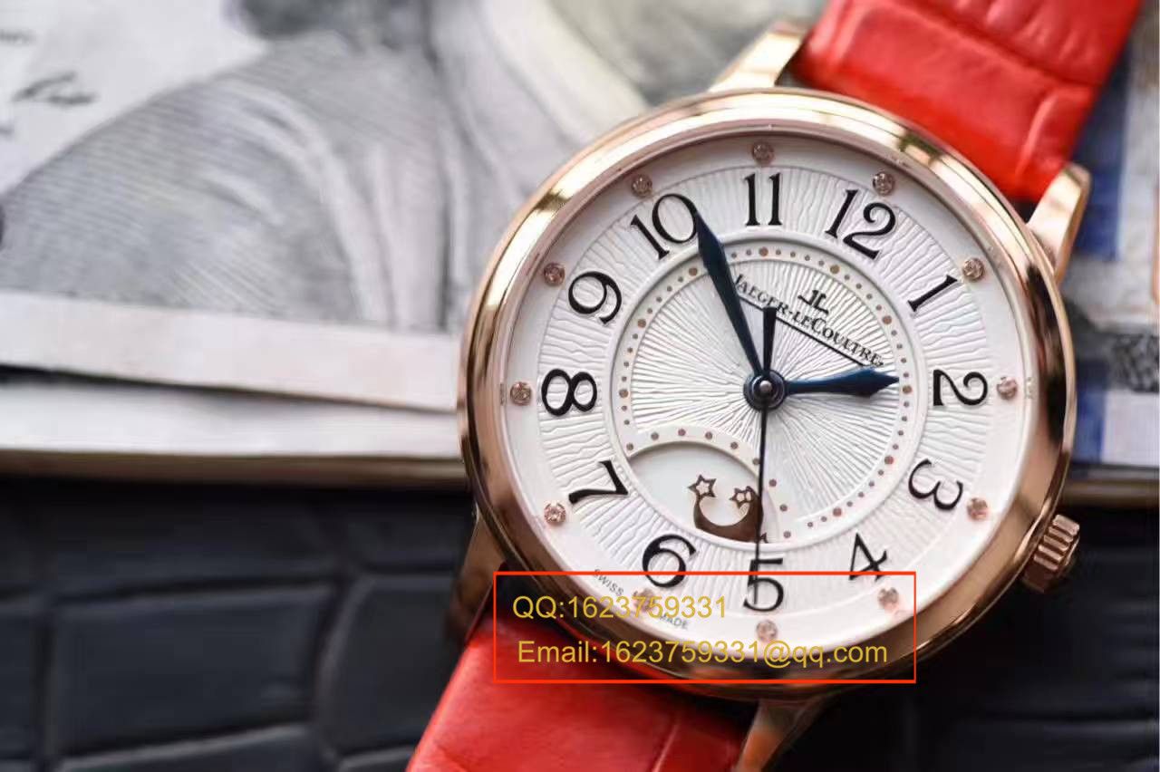 【TF Perfect  High quality  Replica Watches 】 Jaeger-LeCoultre  Rendez-Vous 新款 Rendez-Vous 3441420女士黄金壳机械 wrist watches  / JJBB116