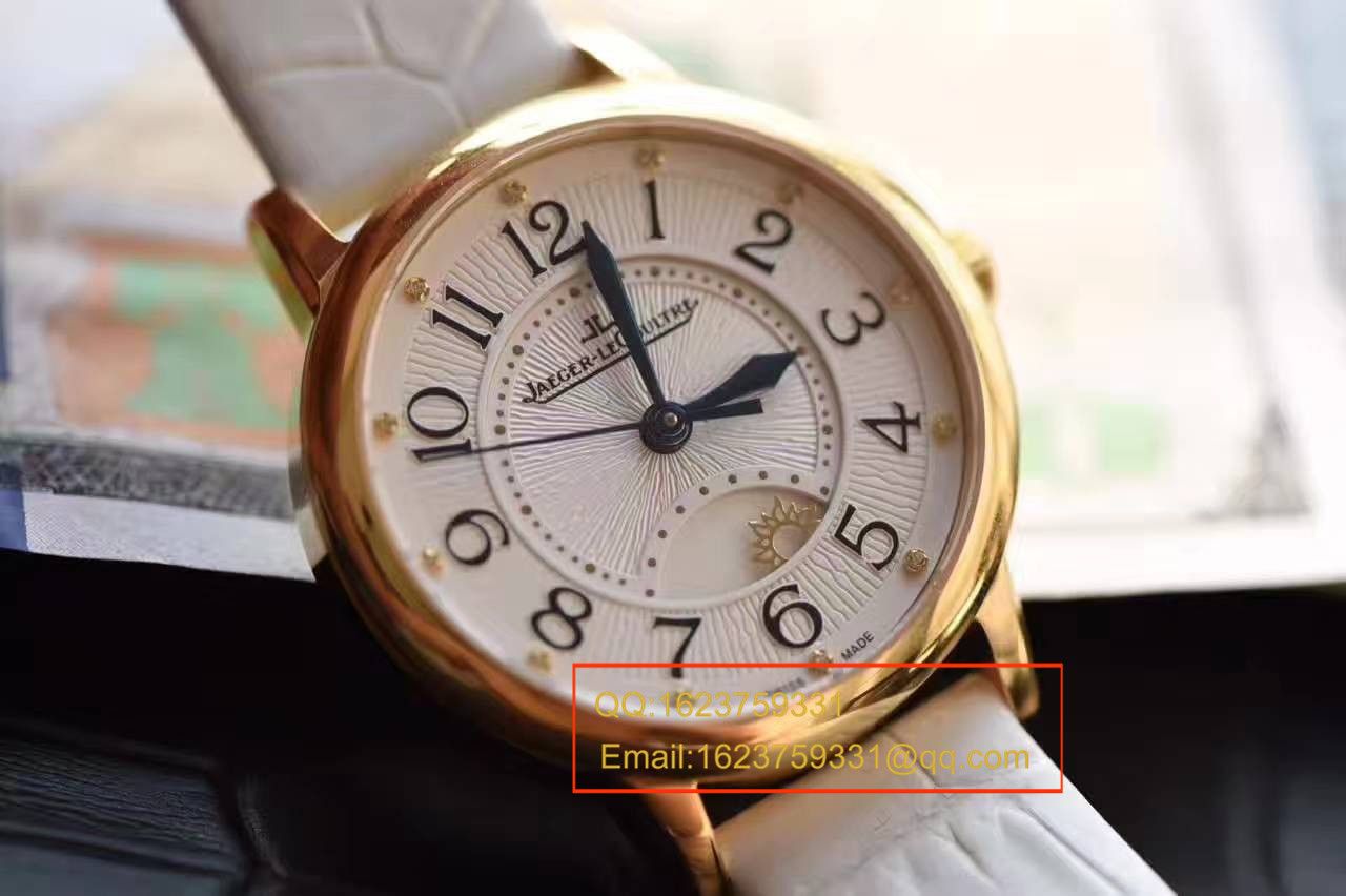 【TF Perfect  High quality  Replica Watches 】 Jaeger-LeCoultre  Rendez-Vous 新款 Rendez-Vous 3441420女士黄金壳机械 wrist watches  / JJBB116