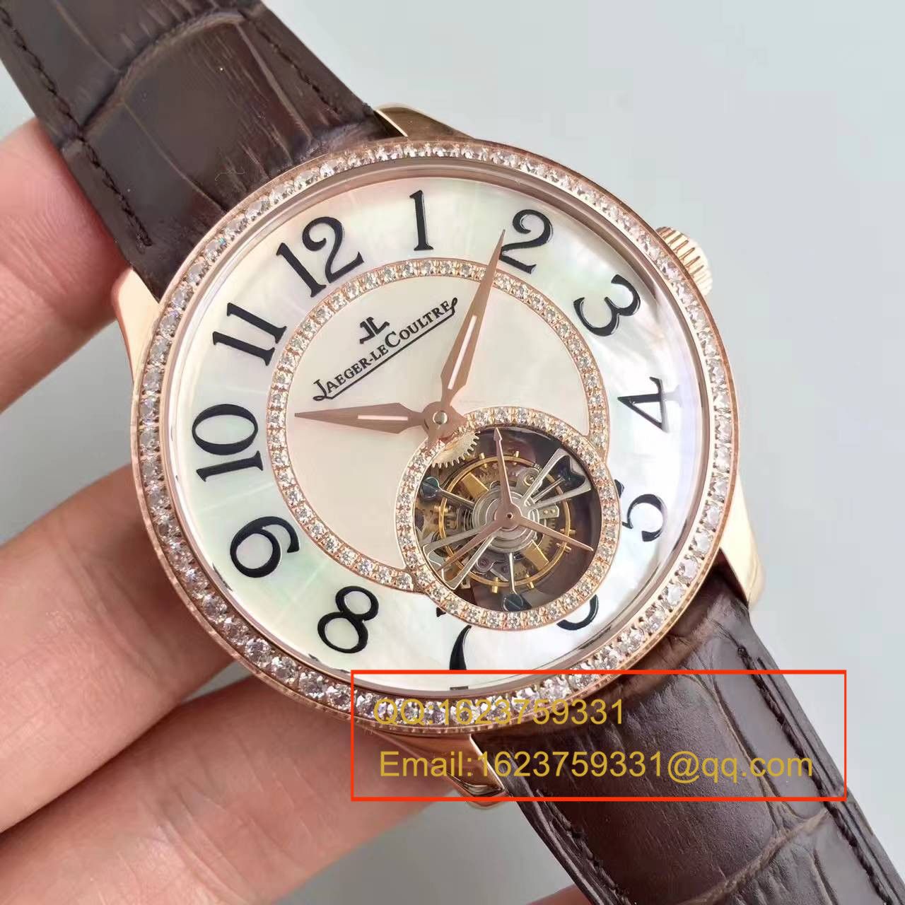 【TF Factory  Perfect  High quality  Copy  Watches 】 Jaeger-LeCoultre  Rendez-Vous Q3412405 Tourbillon  wrist watches  / JJ080