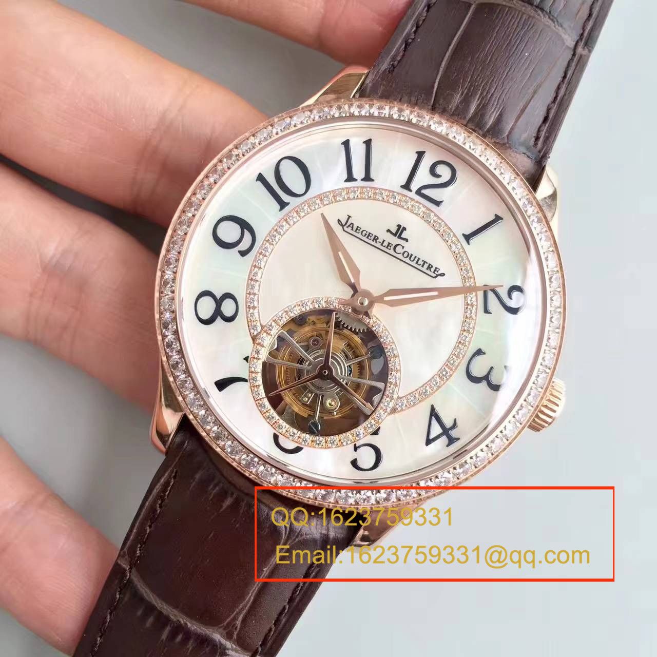 【TF Factory  Perfect  High quality  Copy  Watches 】 Jaeger-LeCoultre  Rendez-Vous Q3412405 Tourbillon  wrist watches  / JJ080
