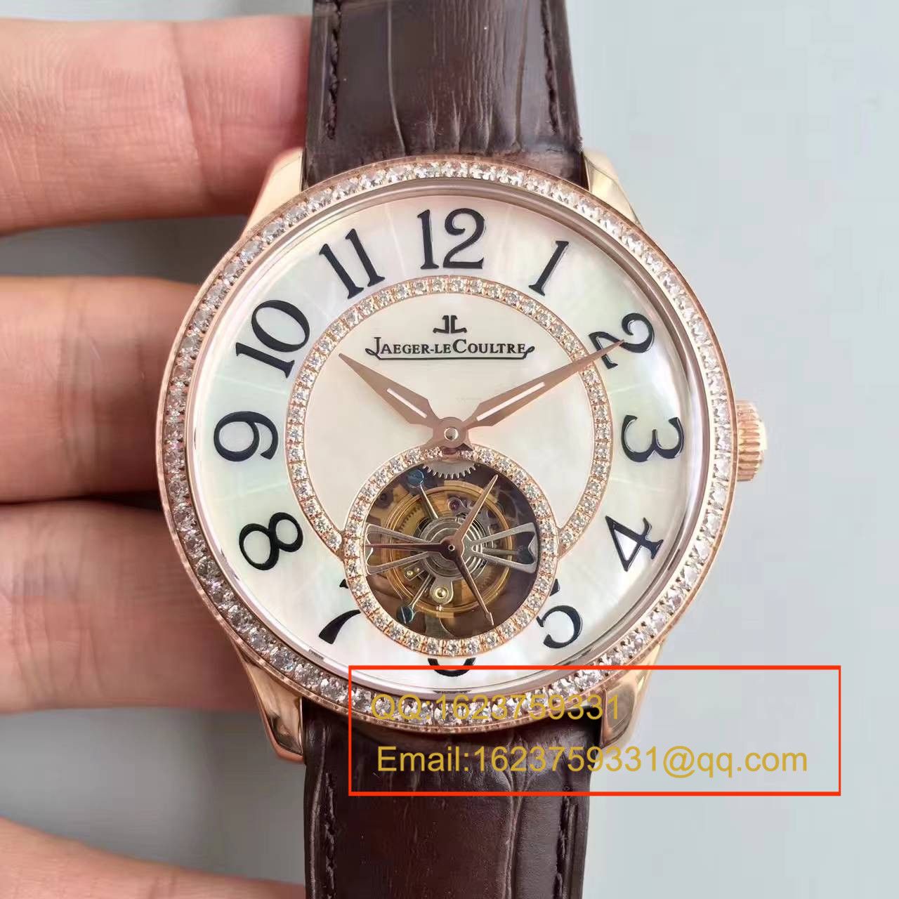 【TF Factory  Perfect  High quality  Copy  Watches 】 Jaeger-LeCoultre  Rendez-Vous Q3412405 Tourbillon  wrist watches  / JJ080