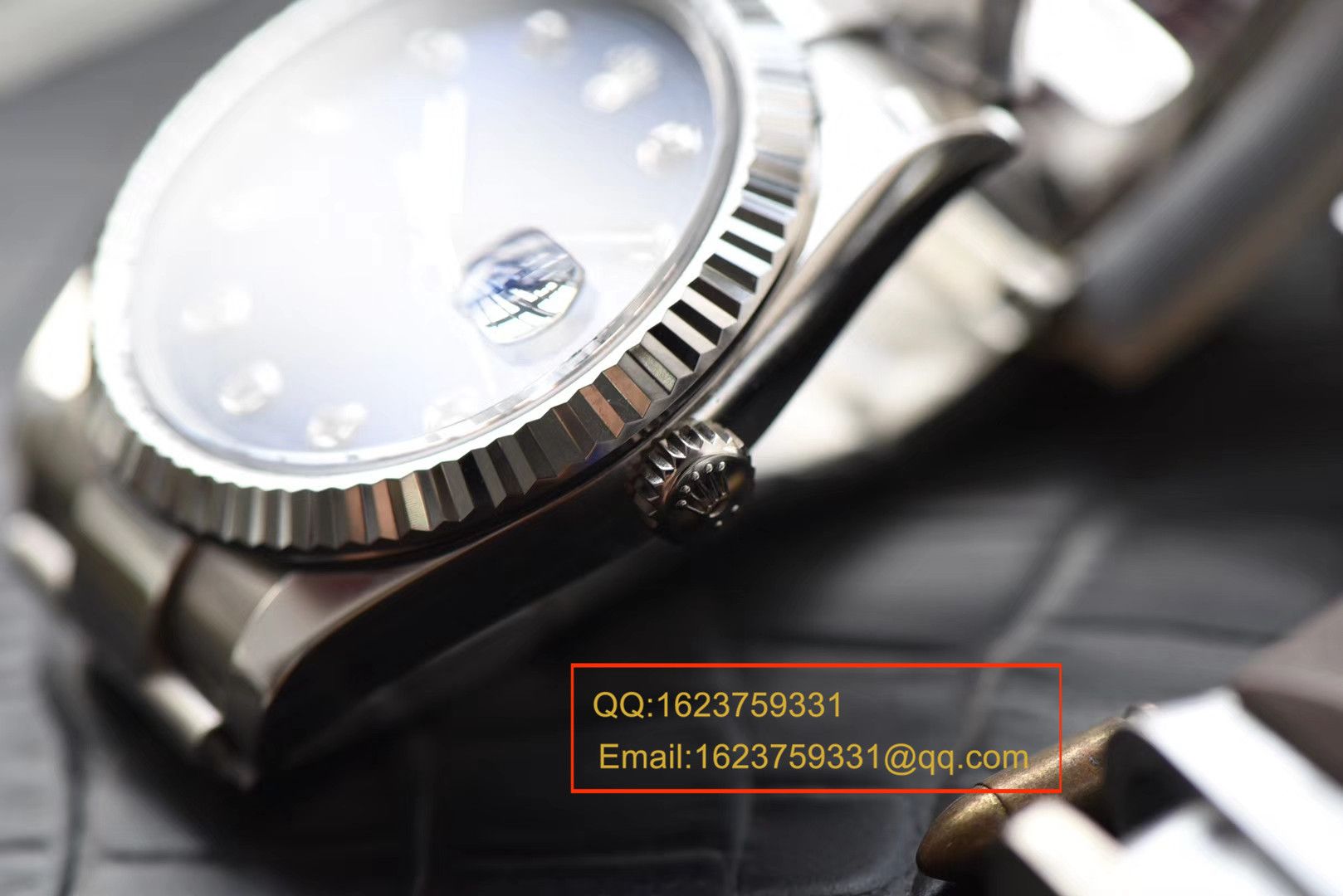 【 Video analysis N Factory  Perfect  Replica Copy  Watches 】 Rolex   Datejust 系列116234蓝盘镶嵌钻石 wrist watches  / RBD088