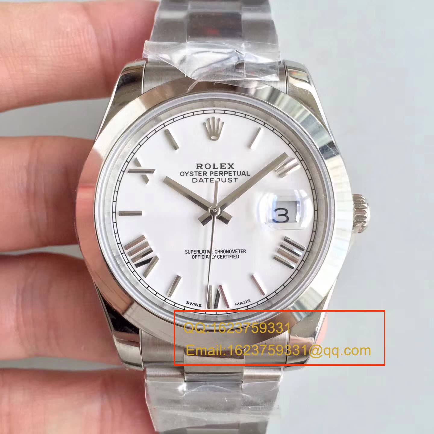 【N Factory  Perfect  Replica Watches 】 Replica  Rolex （ROLEX）  Datejust 系列116333-72213黑罗机械男表 / RBD068
