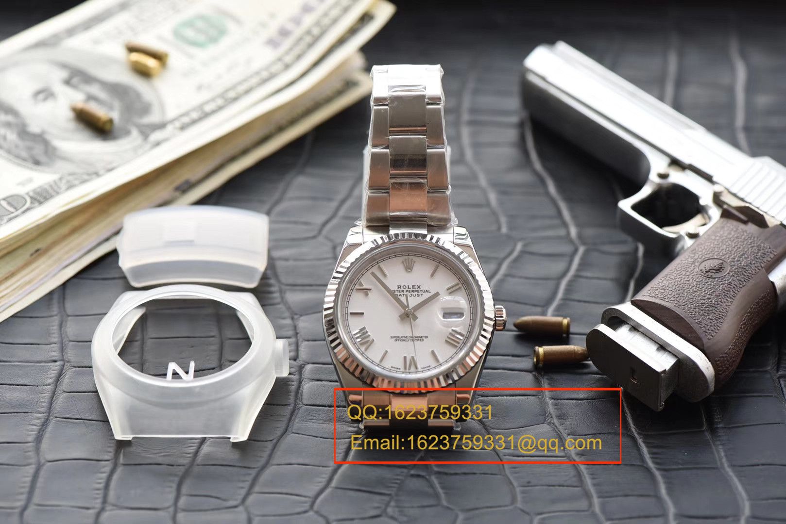 【N Factory  Perfect  Replica Watches 】 Replica  Rolex （ROLEX）  Datejust 系列116333-72213黑罗机械男表 / RBD068