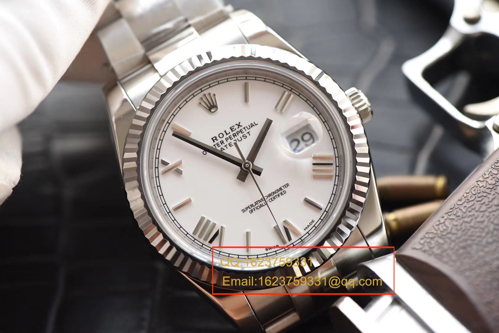 【N Factory  Perfect  Replica Watches 】 Replica  Rolex （ROLEX）  Datejust 系列116333-72213黑罗机械男表 / RBD068