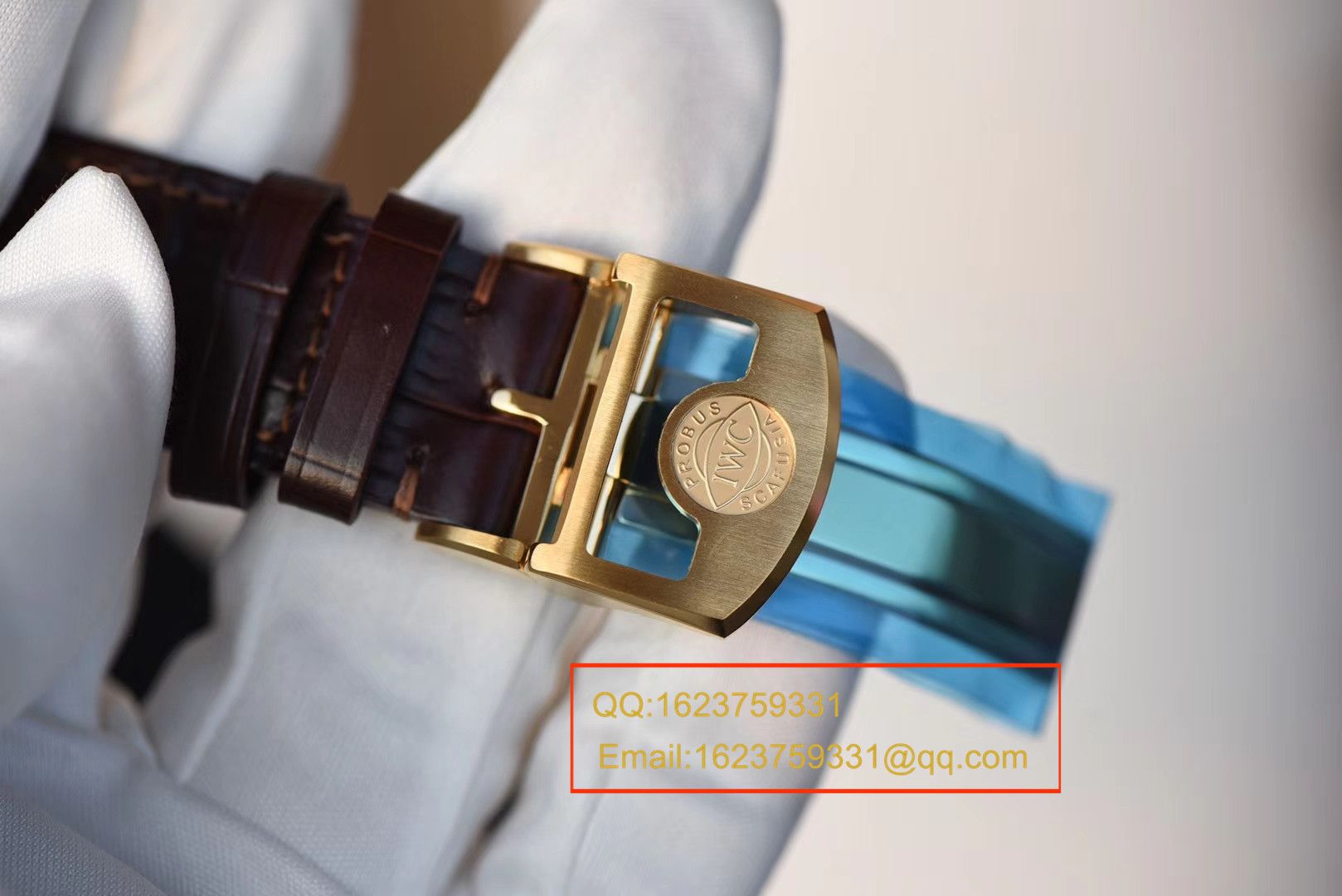 【YL Perfect  High quality  Knockoff  Watches 】 IWC 葡萄牙年历 wrist watches 系列 IWC 年历黄金壳白面款 / WG105