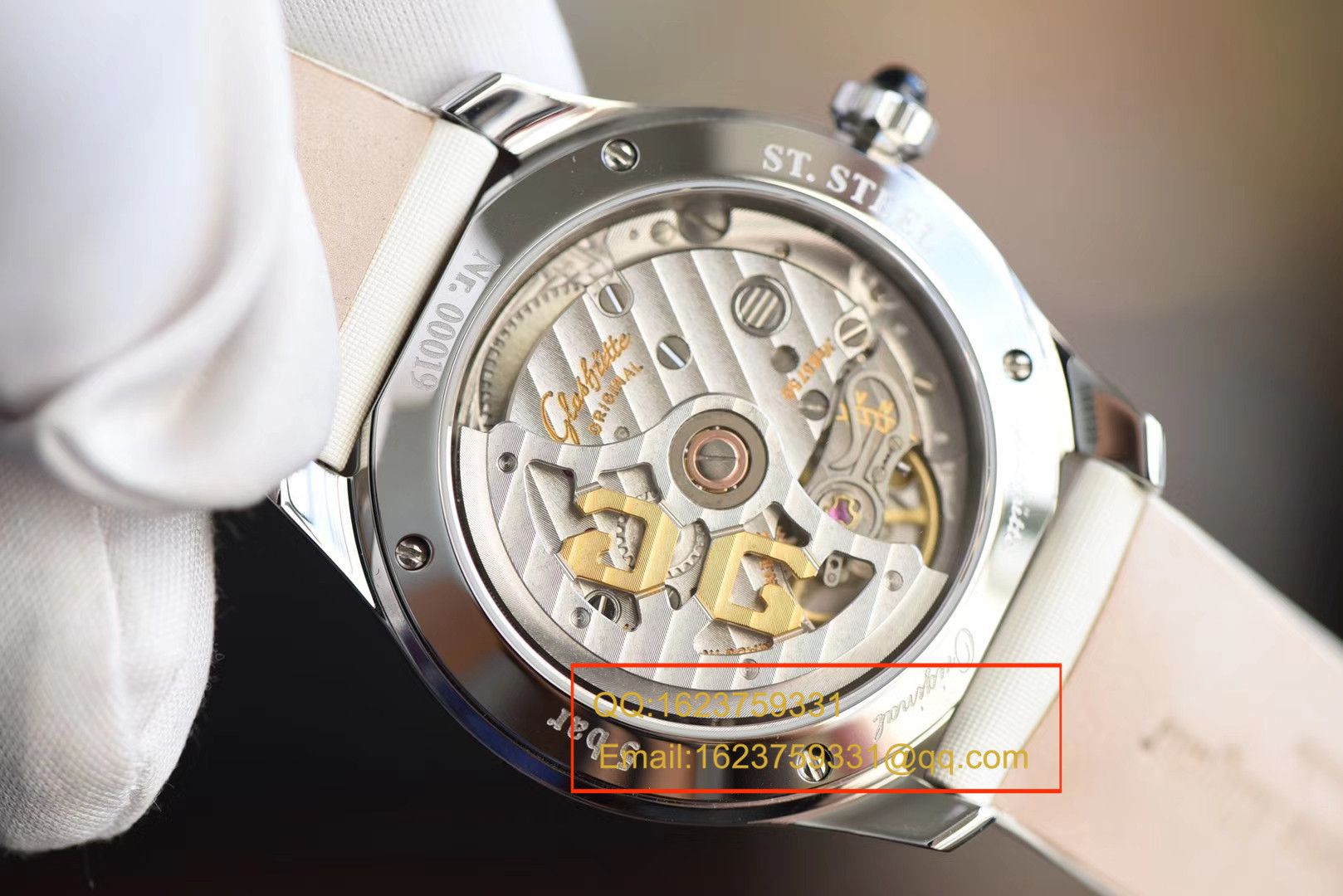 【FK Perfect  High quality  Replica Watches 】glashuette original原创女表系列39-22-08-02-44女士 wrist watches  / GLA045