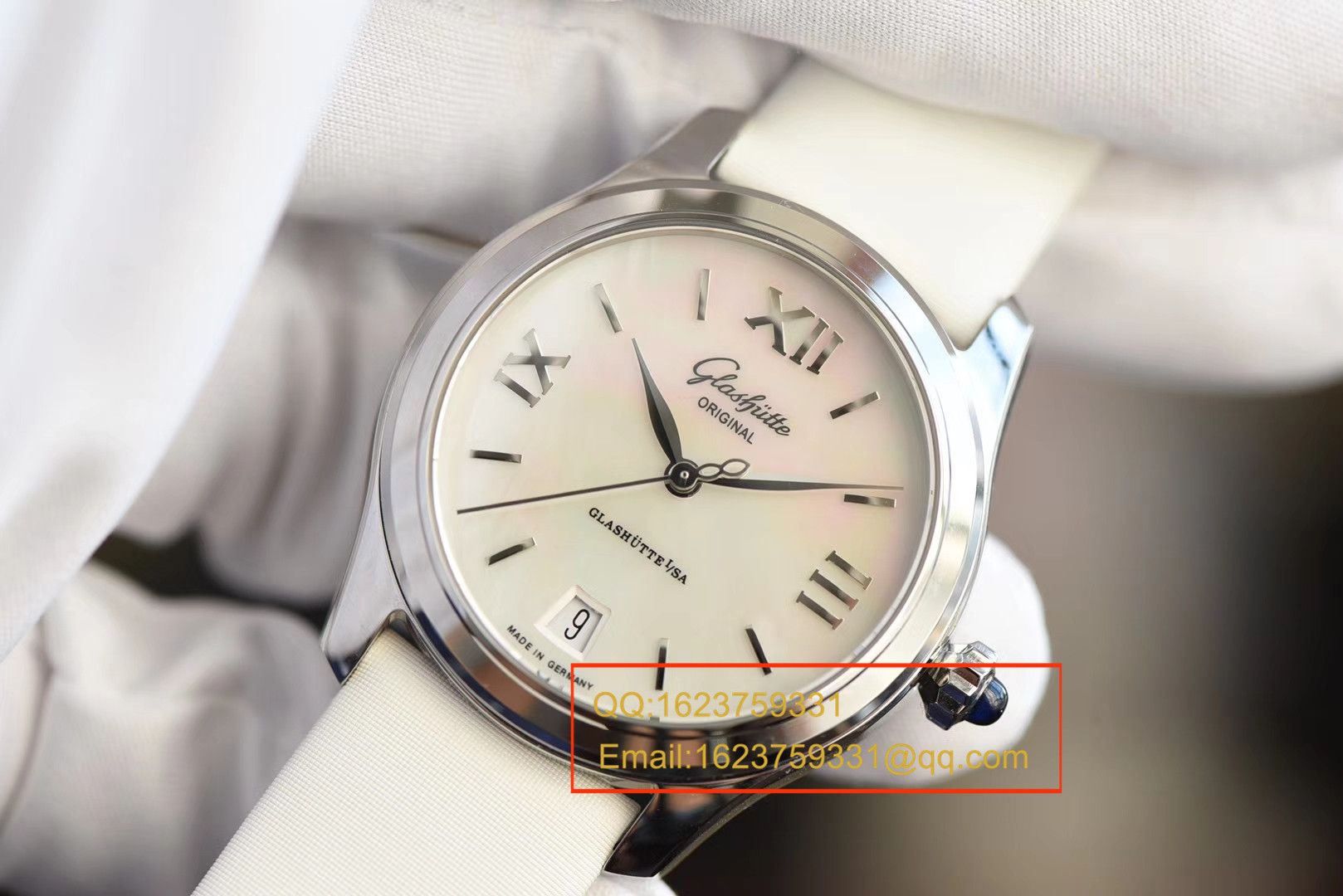 【FK Perfect  High quality  Replica Watches 】glashuette original原创女表系列39-22-08-02-44女士 wrist watches  / GLA045