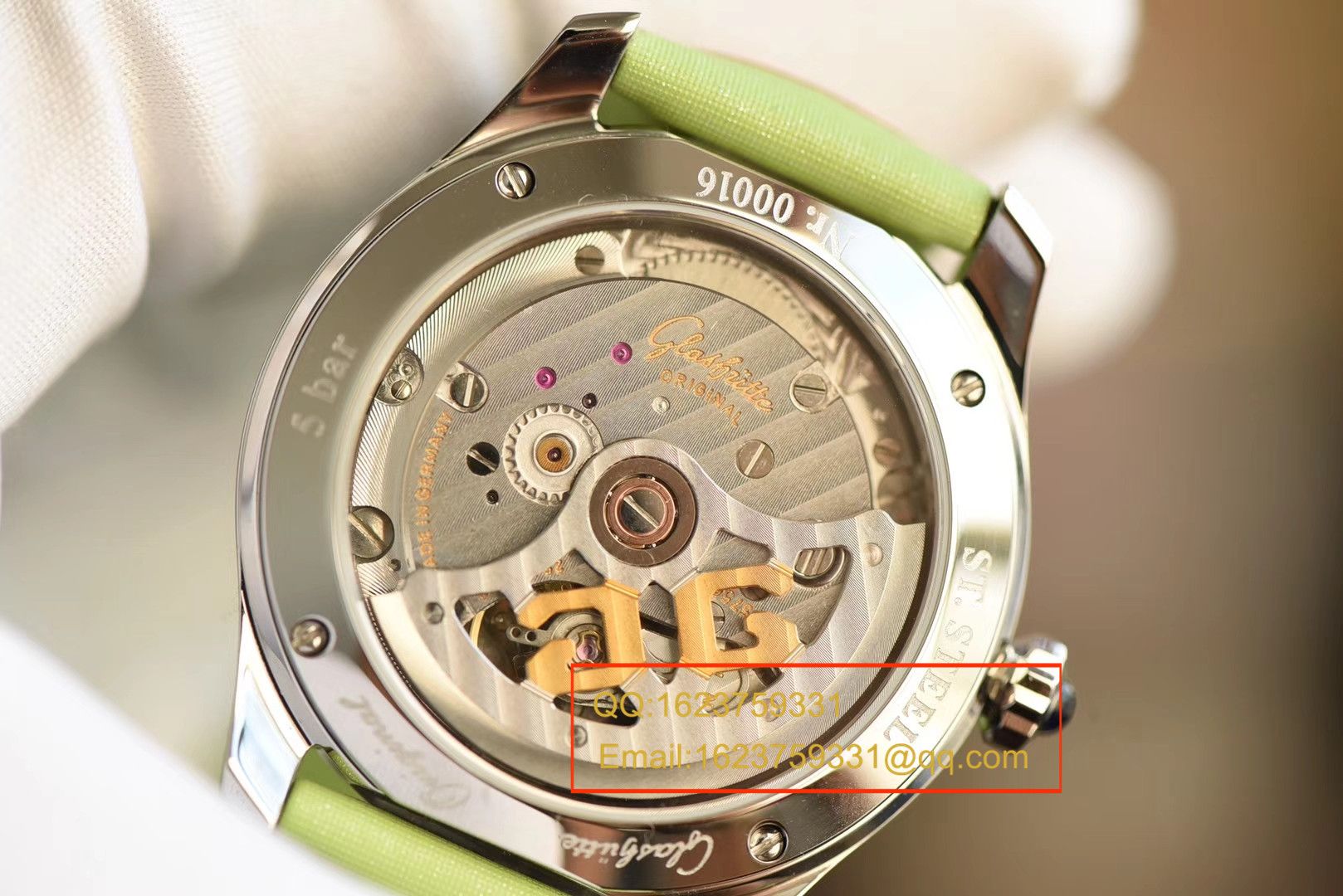 【FK Perfect  High quality 精 Replica Watches 】glashuette original原创女表系列 1-39-22-12-02-04 wrist watches  / GLA046