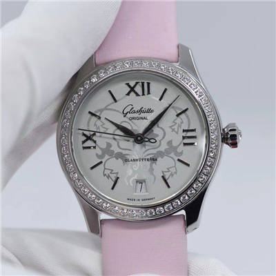 【FK Perfect  High quality 精 Replica 女表】glashuette original原创女表系列1-39-22-03-22-44 wrist watches 