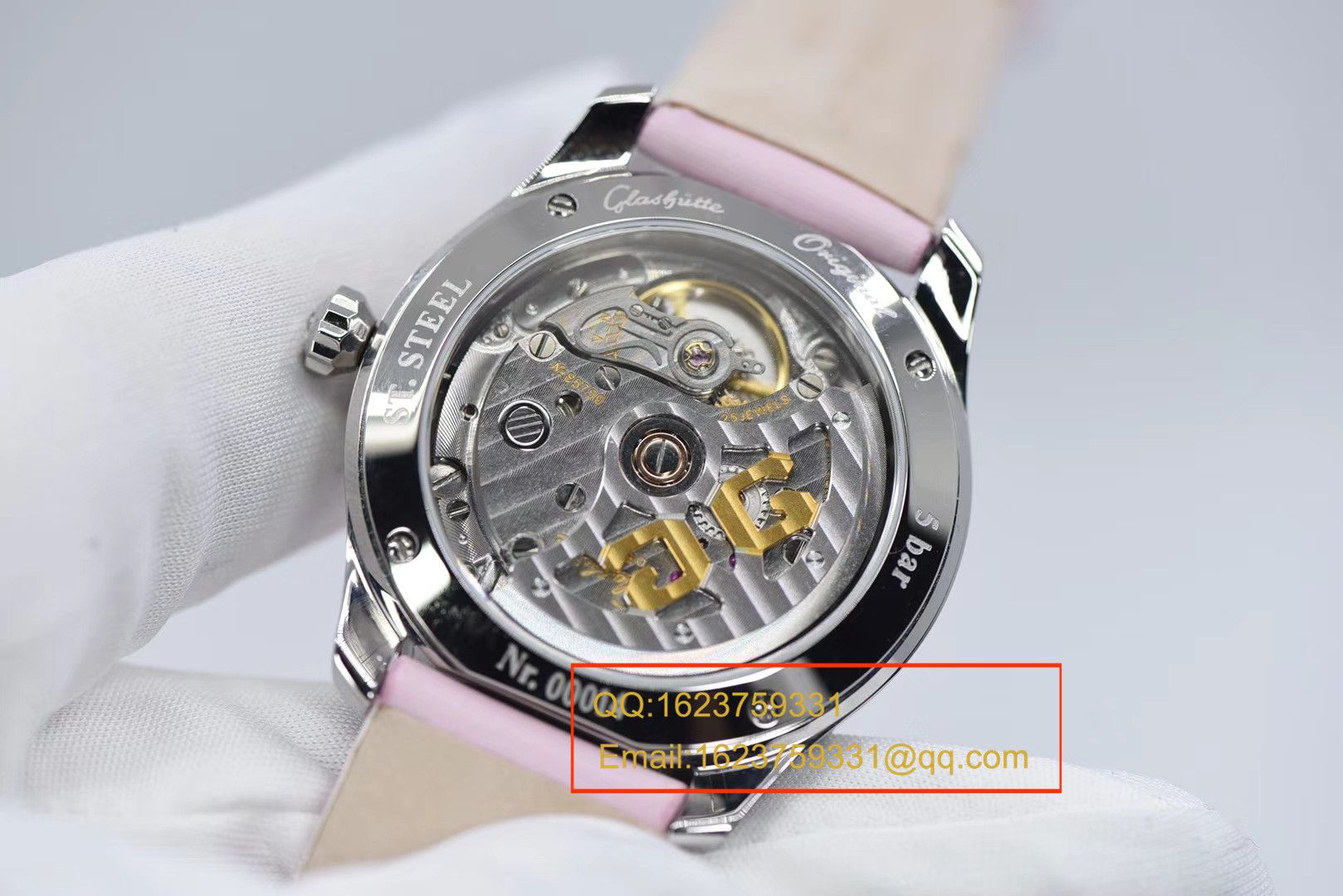 【FK Perfect  High quality  Replica Watches 】glashuette original原创女表系列39-22-08-22-44 wrist watches  / GLA049