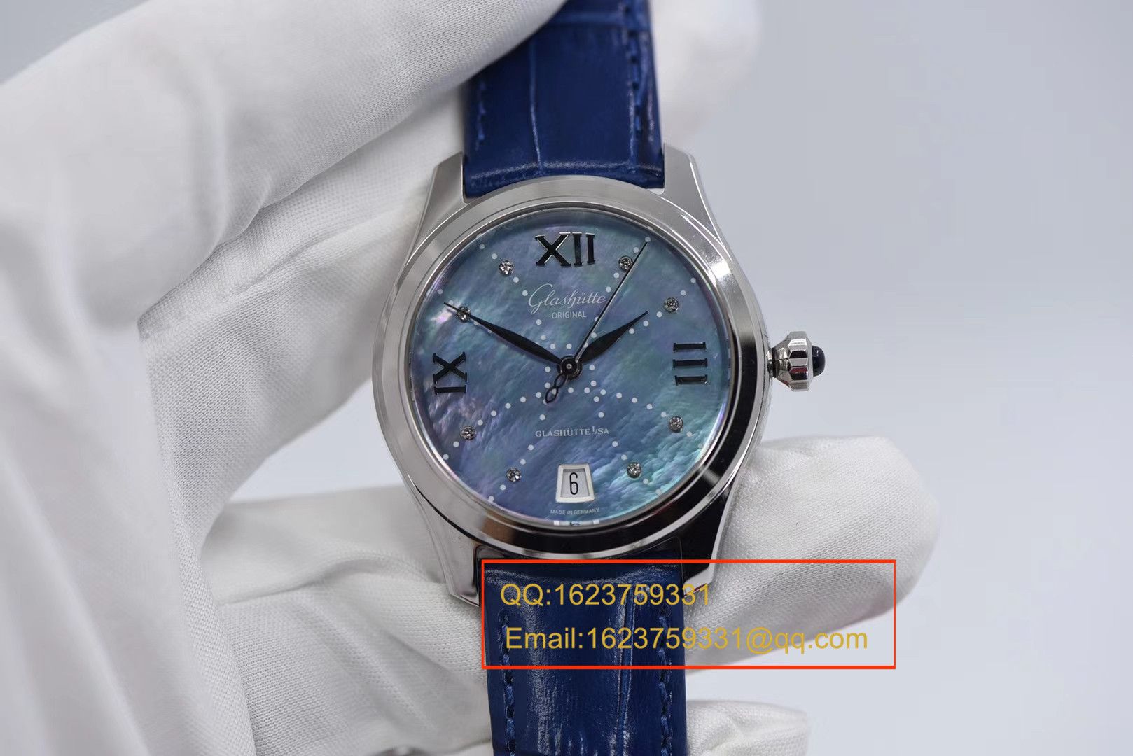 【FK Perfect  High quality  Replica Copy  Watches 】glashuette original原创女表系列 1-39-22-11-02-04 wrist watches  / GLA050