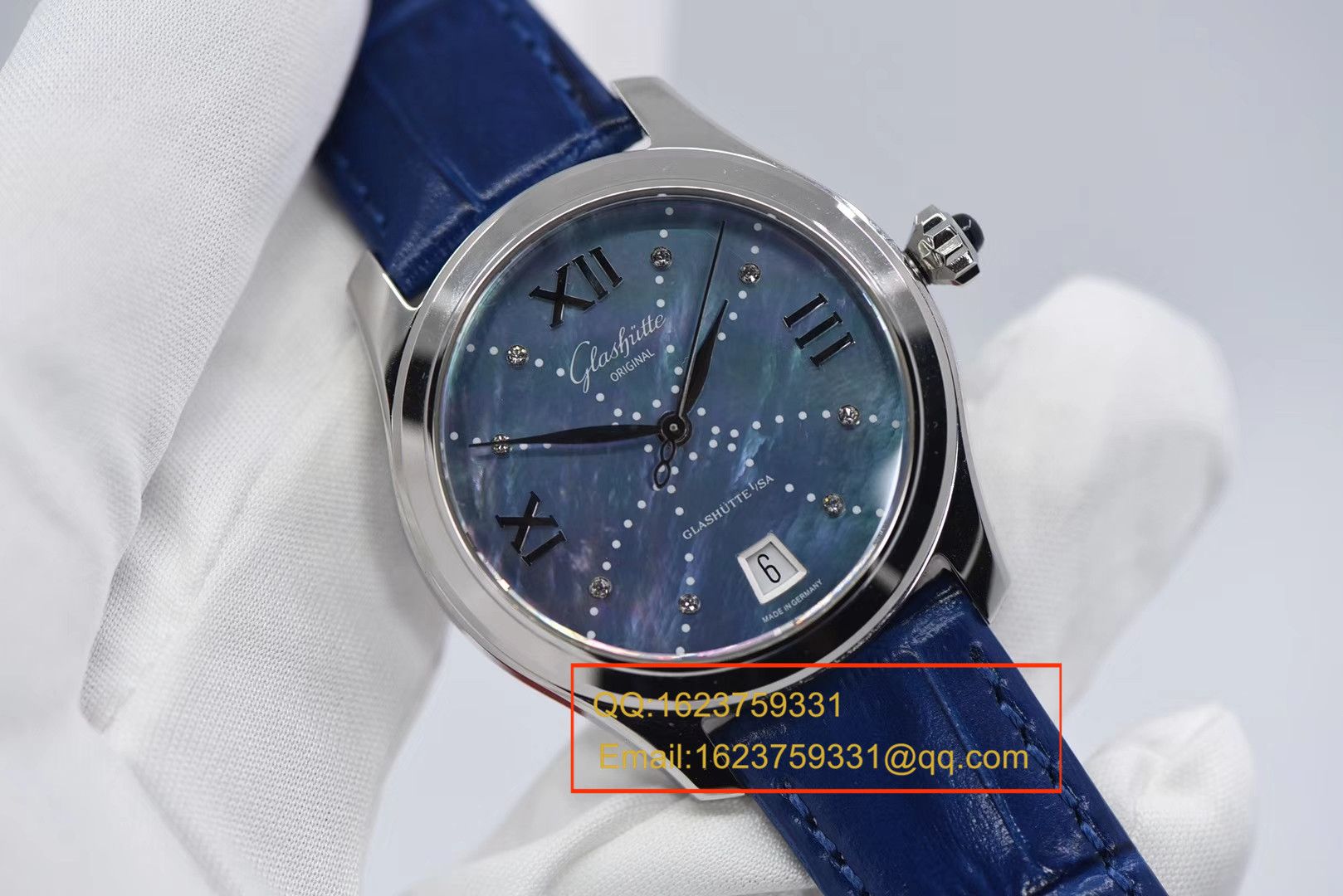 【FK Perfect  High quality  Replica Copy  Watches 】glashuette original原创女表系列 1-39-22-11-02-04 wrist watches  / GLA050