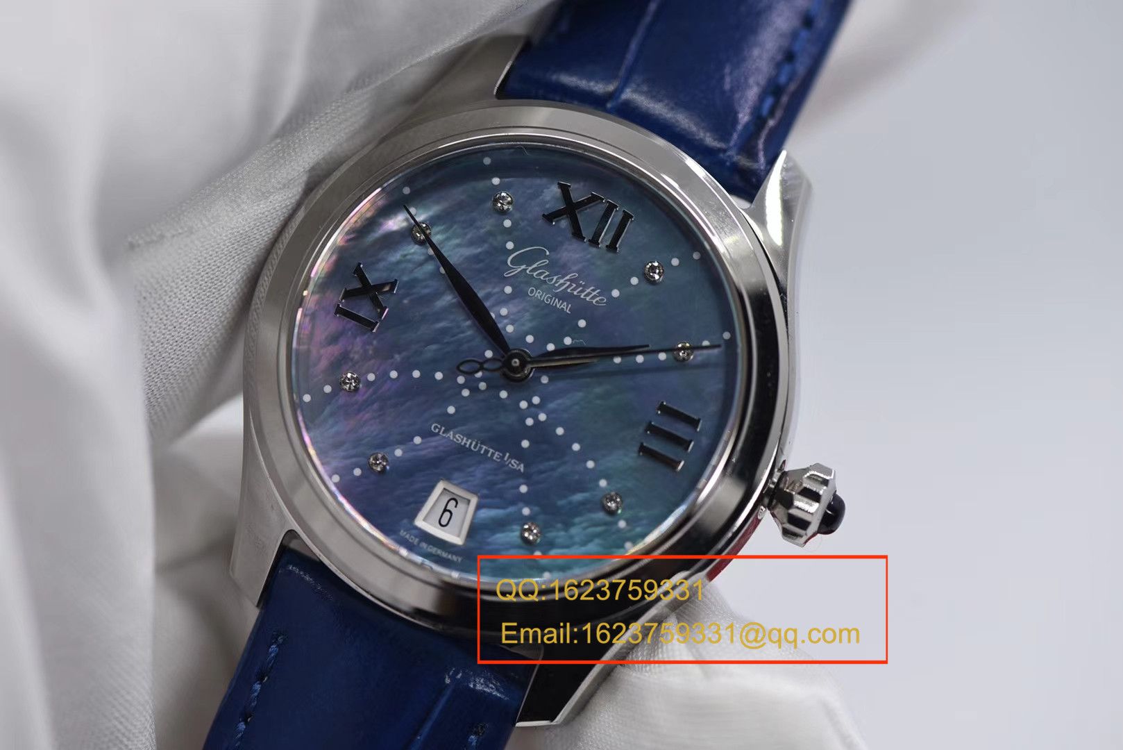 【FK Perfect  High quality  Replica Copy  Watches 】glashuette original原创女表系列 1-39-22-11-02-04 wrist watches  / GLA050