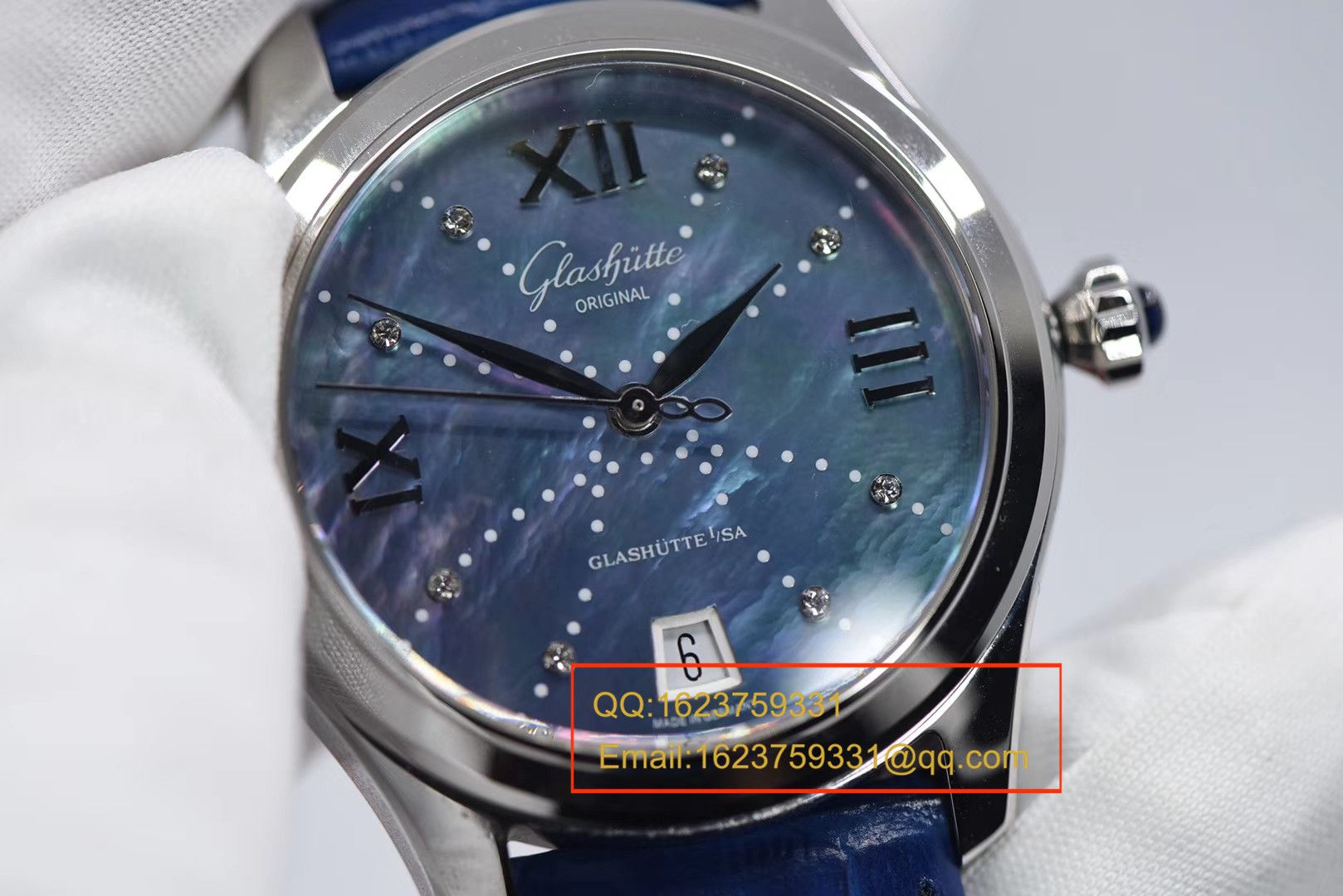 【FK Perfect  High quality  Replica Copy  Watches 】glashuette original原创女表系列 1-39-22-11-02-04 wrist watches  / GLA050