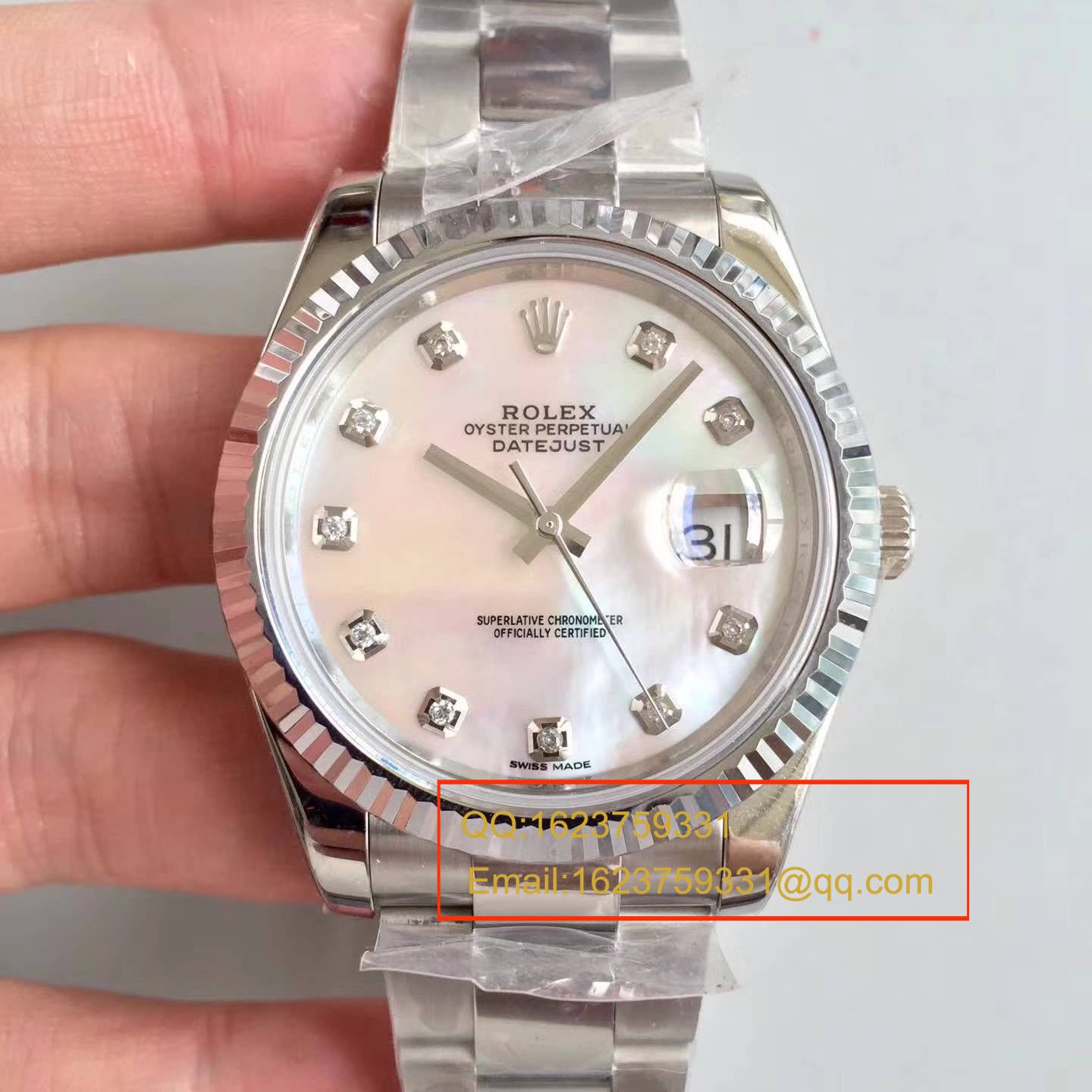 【N Factory 1:1 High quality  Replica Watches 】 Rolex   Datejust 系列M126334-0020 wrist watches  / RBD117
