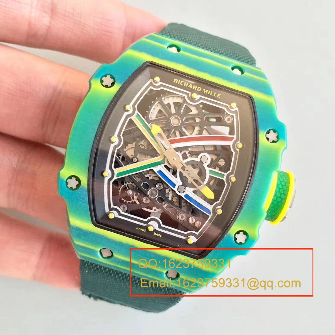 【RM Perfect  High quality  Replica Watches 】RICHARD MILLE RICHARD MILLE男士系列RM 67-02 Wayde van Niekerk wrist watches  / RM 67-02
