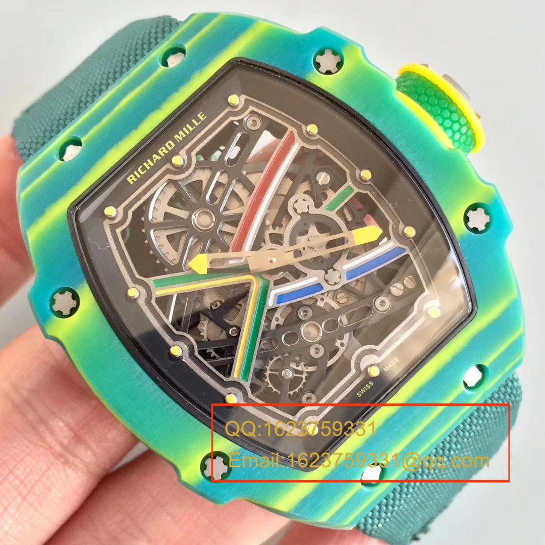 【RM Perfect  High quality  Replica Watches 】RICHARD MILLE RICHARD MILLE男士系列RM 67-02 Wayde van Niekerk wrist watches  / RM 67-02