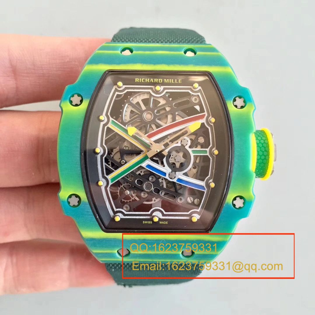 【RM Perfect  High quality  Replica Watches 】RICHARD MILLE RICHARD MILLE男士系列RM 67-02 Wayde van Niekerk wrist watches  / RM 67-02