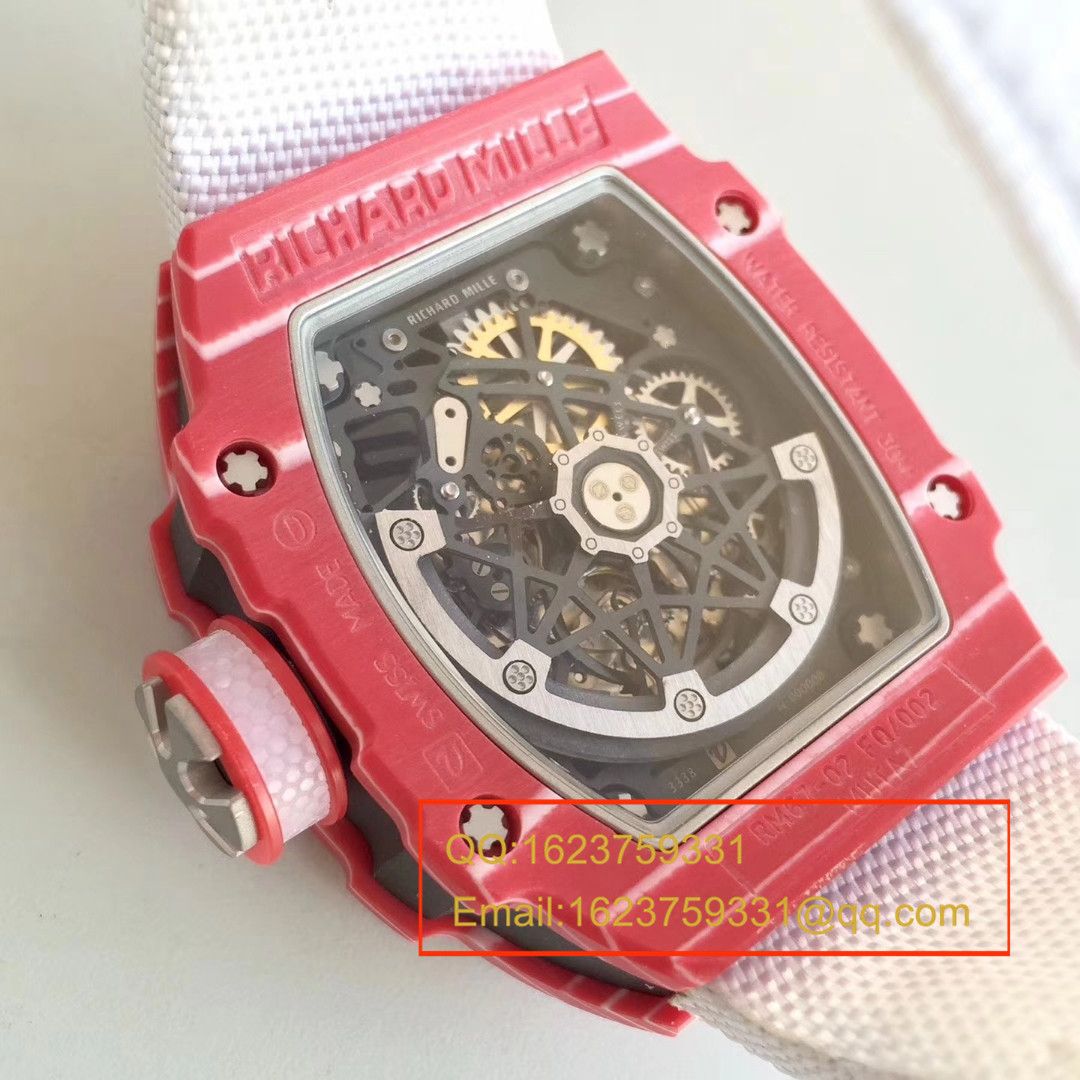 【RM Perfect  High quality  Replica Watches 】 Richard Miller RICHARD MILLE男士系列RM 67-02 Mutaz Essa Barshim wrist watches  / RM 67-02 Mutaz