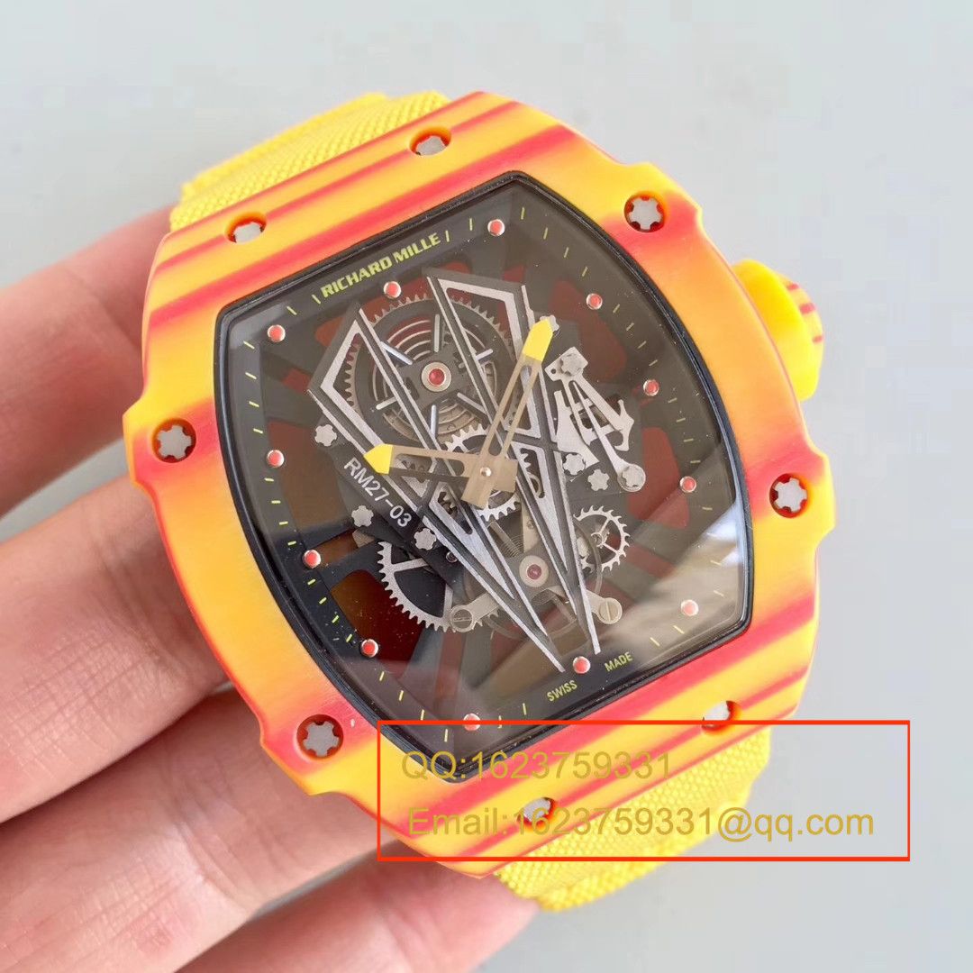 【RM Perfect  High quality  Replica Watches 】RICHARD MILLE RICHARD MILLE男士系列RM 27-03咆哮公牛 wrist watches  / RM 27-03