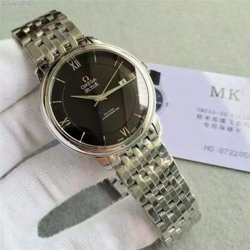 【实拍图鉴赏】MK Factory 1:1 High quality  Replica Watches 之OMEGA碟飞系列424.13.40.20.02.001商务正装男表 / M218