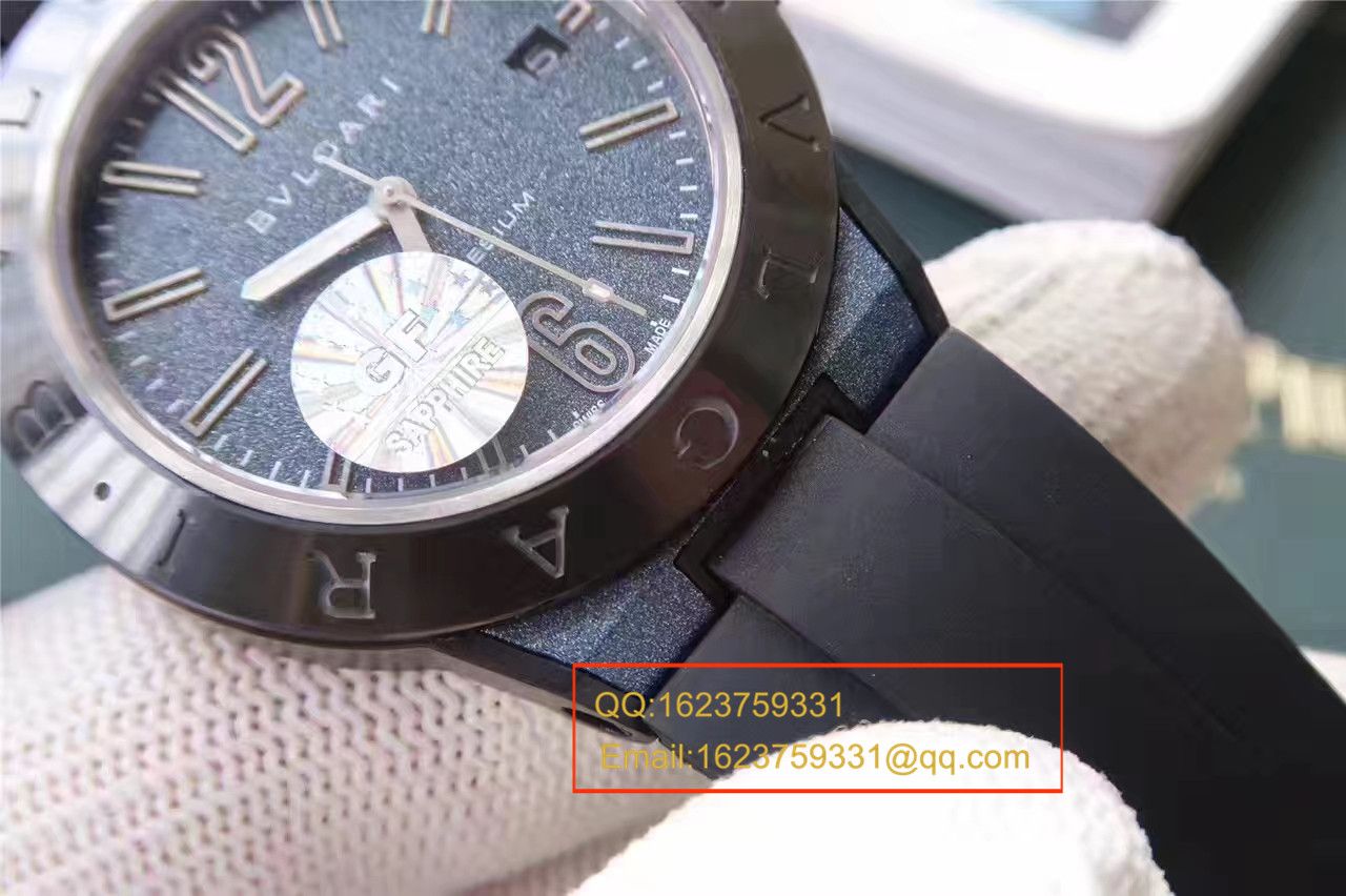 【GF Factory 1比1 High quality  Replica Watches 】 BVLGARI DIAGONO系列102364 DG41C3SMCVD wrist watches  / BGB0012