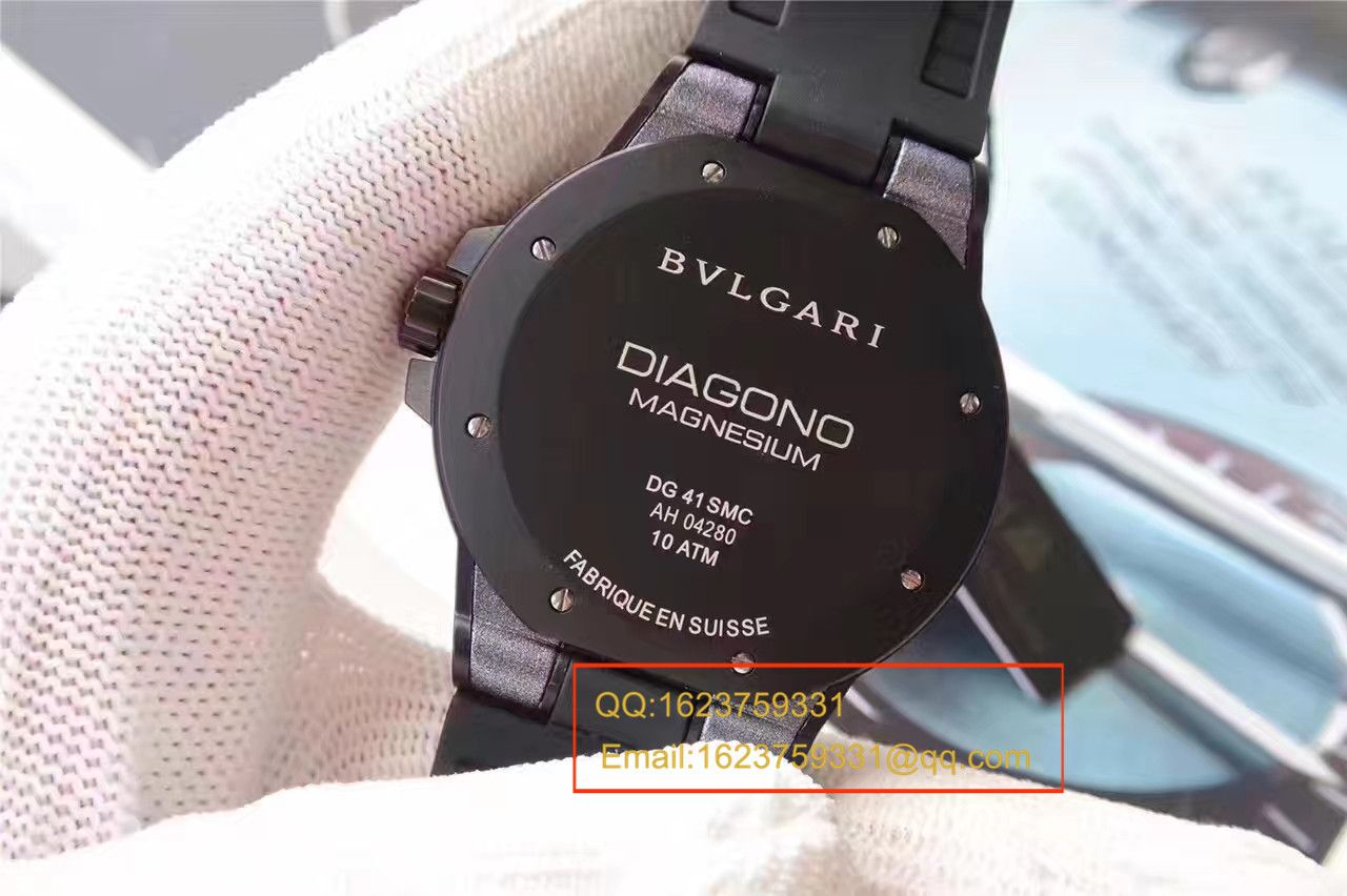 【GF Factory  Perfect  High quality  Copy  Watches 】 BVLGARI DIAGONO系列102307 DG41C14SMCVD wrist watches  / BGB0013