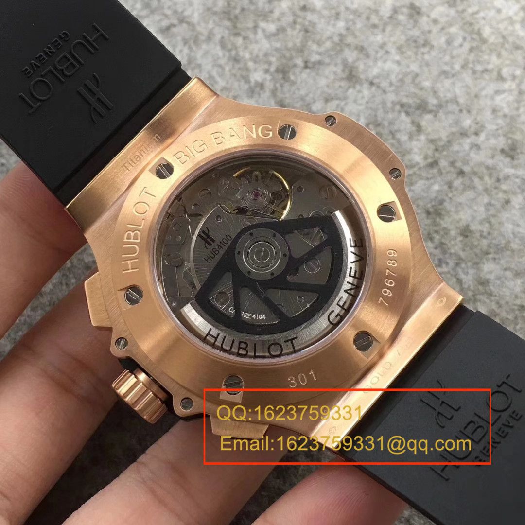 【V6 Factory 1:1 High quality  Replica Watches 】HUBLOT 《恒宝》HUBLOT big bang 系列301.PM.1780.RX wrist watches  / YUB013