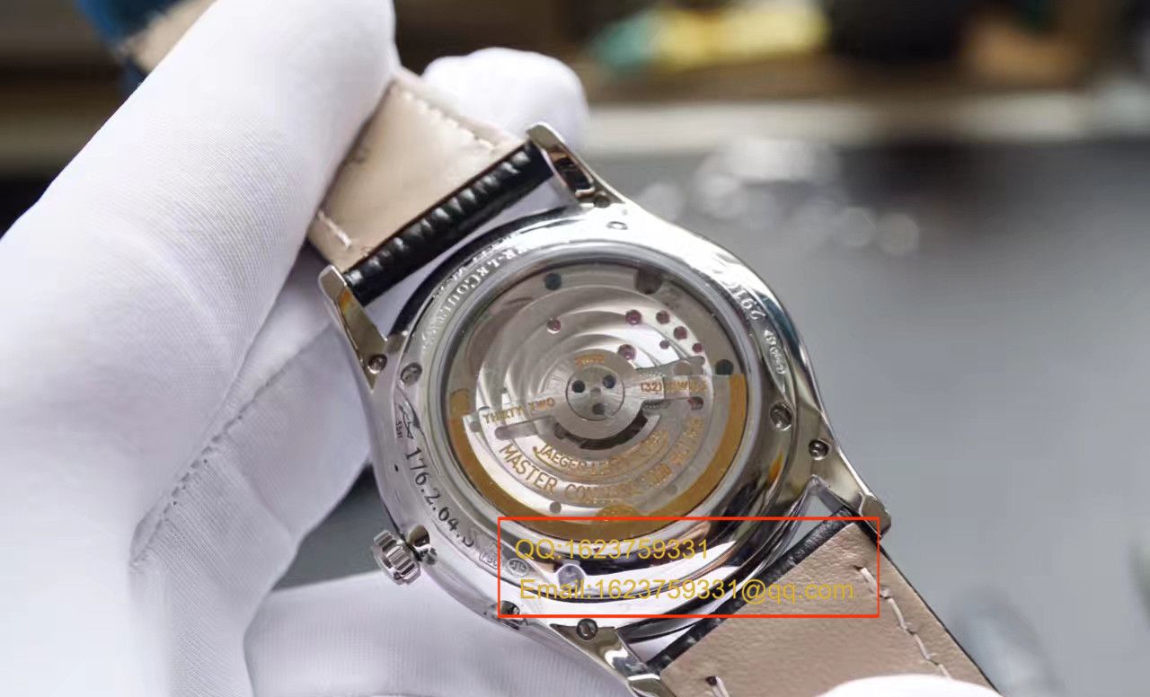 【VF Factory  Perfect  High quality  Replica Watches 】 Jaeger-LeCoultre 超薄月相大师系列 wrist watches 系列1368470  wrist watches  / JJ034